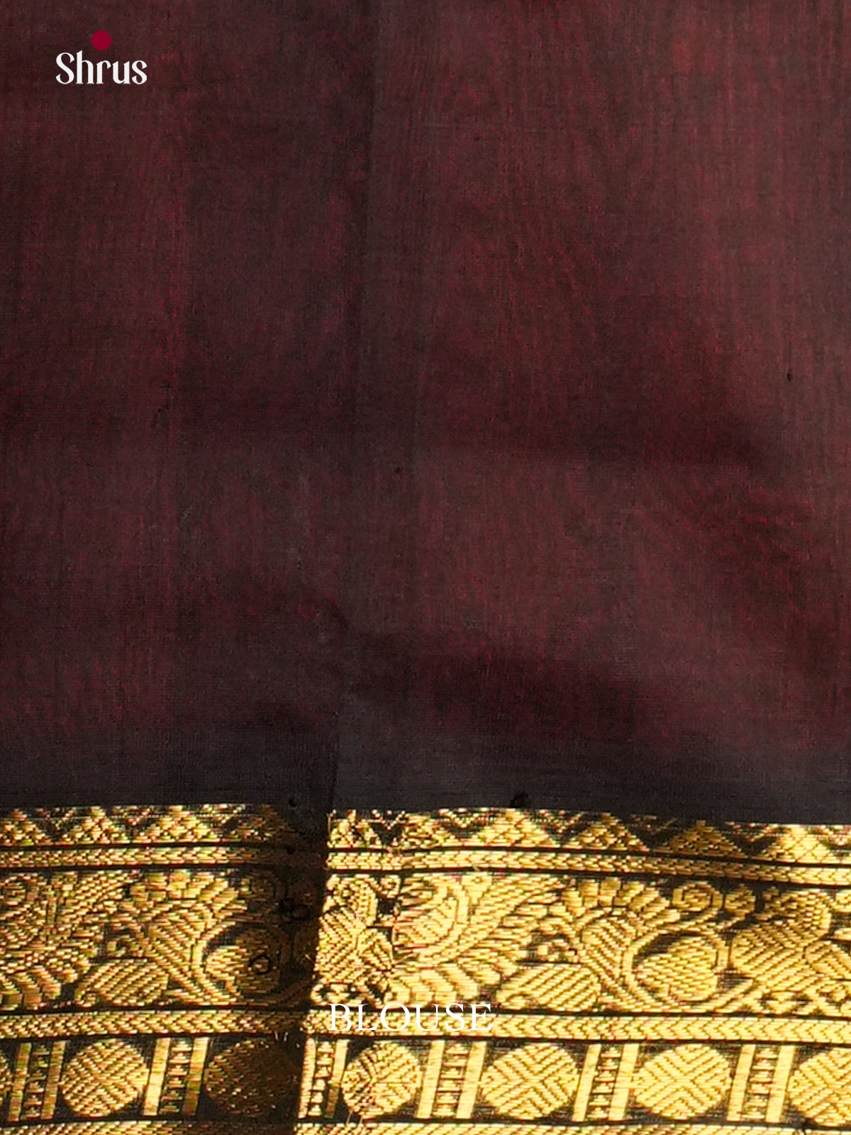 Lustrous Orange Plain Saree with Brown Zari Woven Border