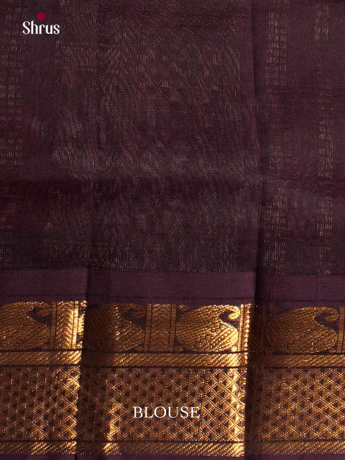 Buy Orange Plain Silk Saree With Traditional Brown Zari Border