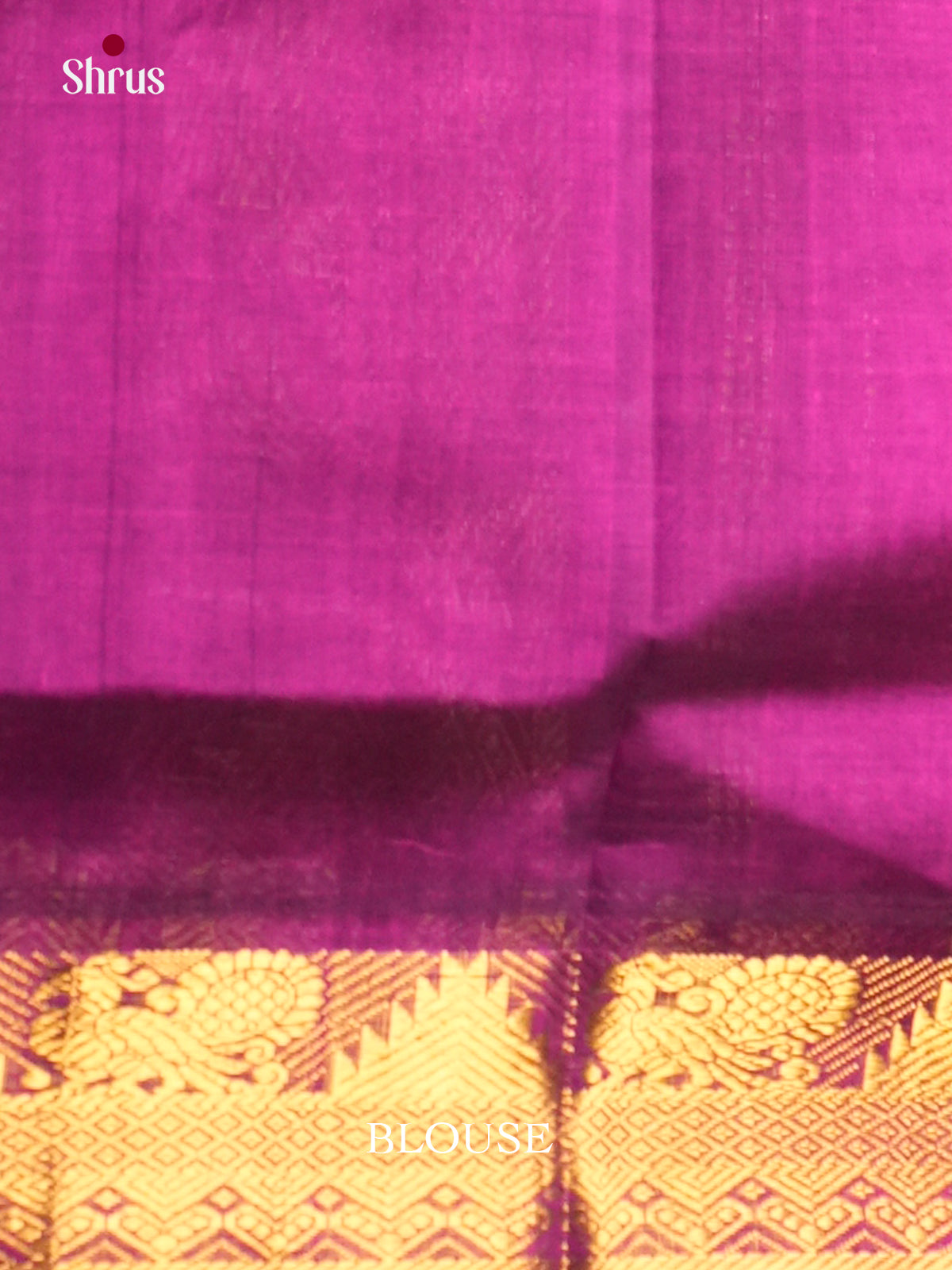 Elegant Purple Single Tone Silk Cotton Saree with zari buttas -EAS13278 - Shop on Shrus.com