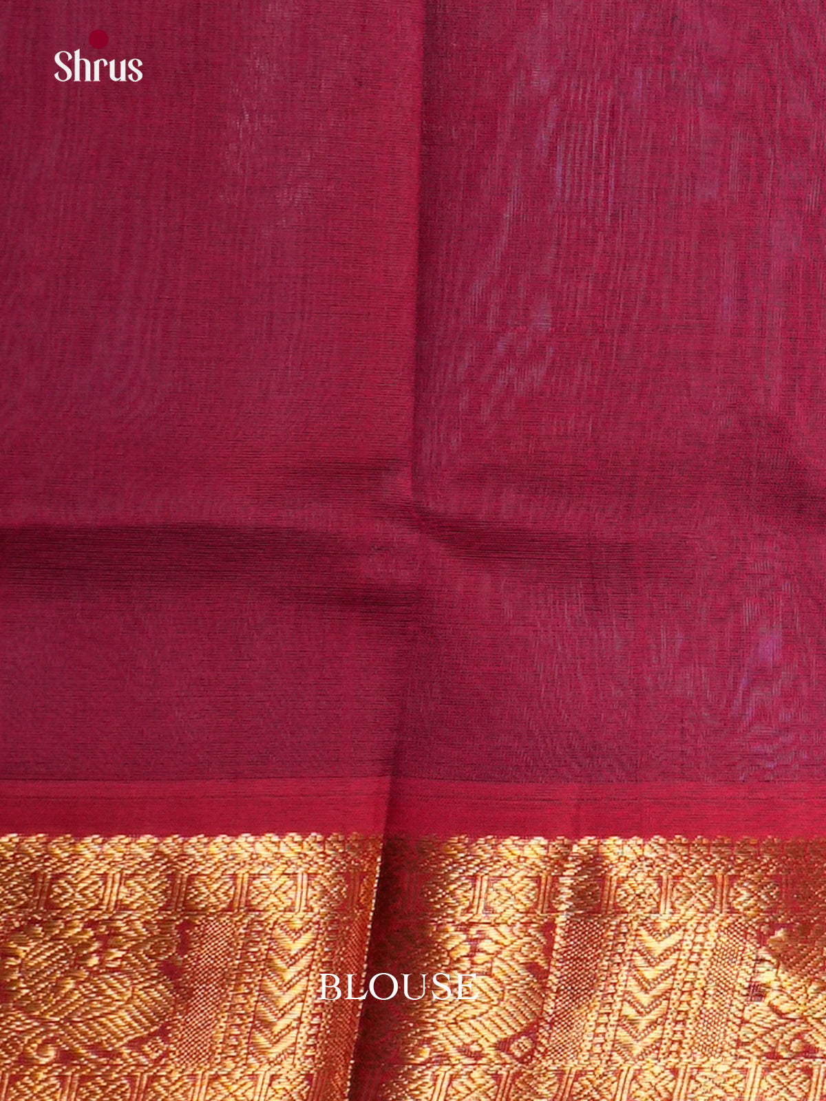 Vibrant Blue & Maroon Silk Cotton Saree with zari paisleys motifs - EAS13296