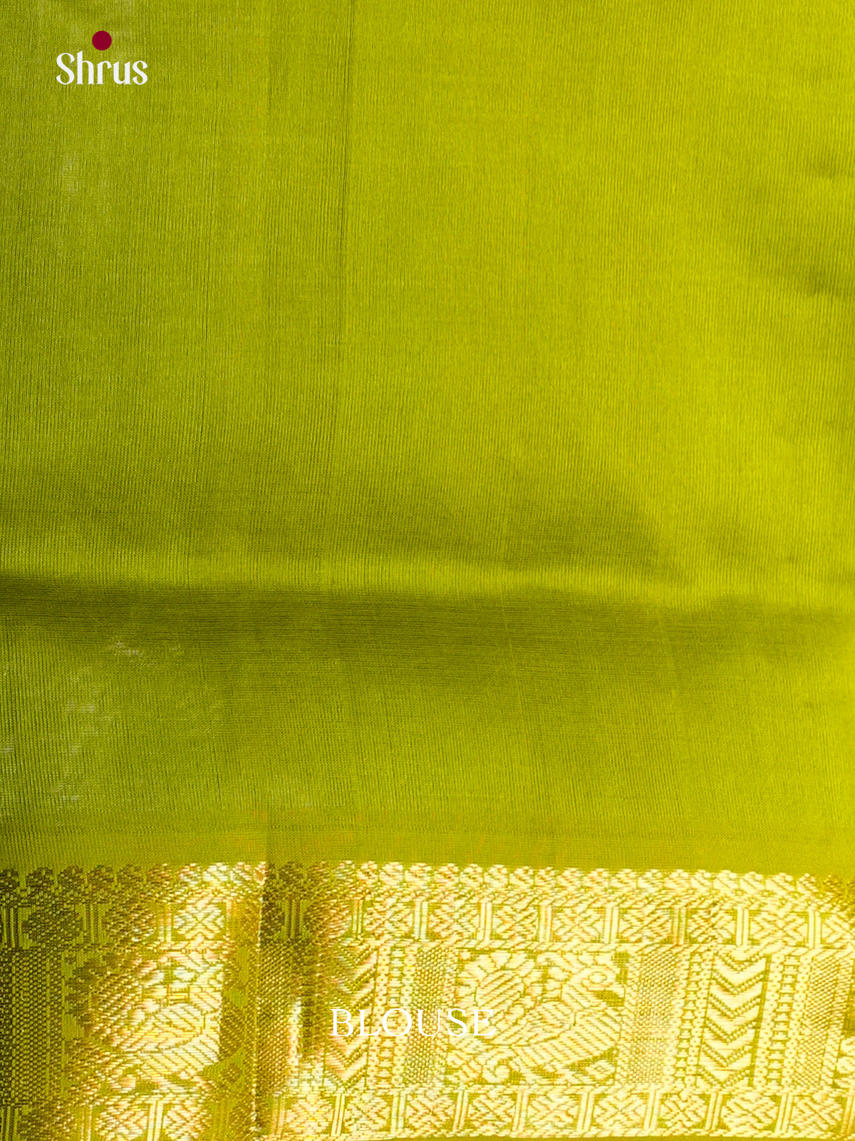 Serene Green & Light Green Silk Cotton Saree with zari buttas & traditional zari border-EAS13297 - Shop on Shrus.com