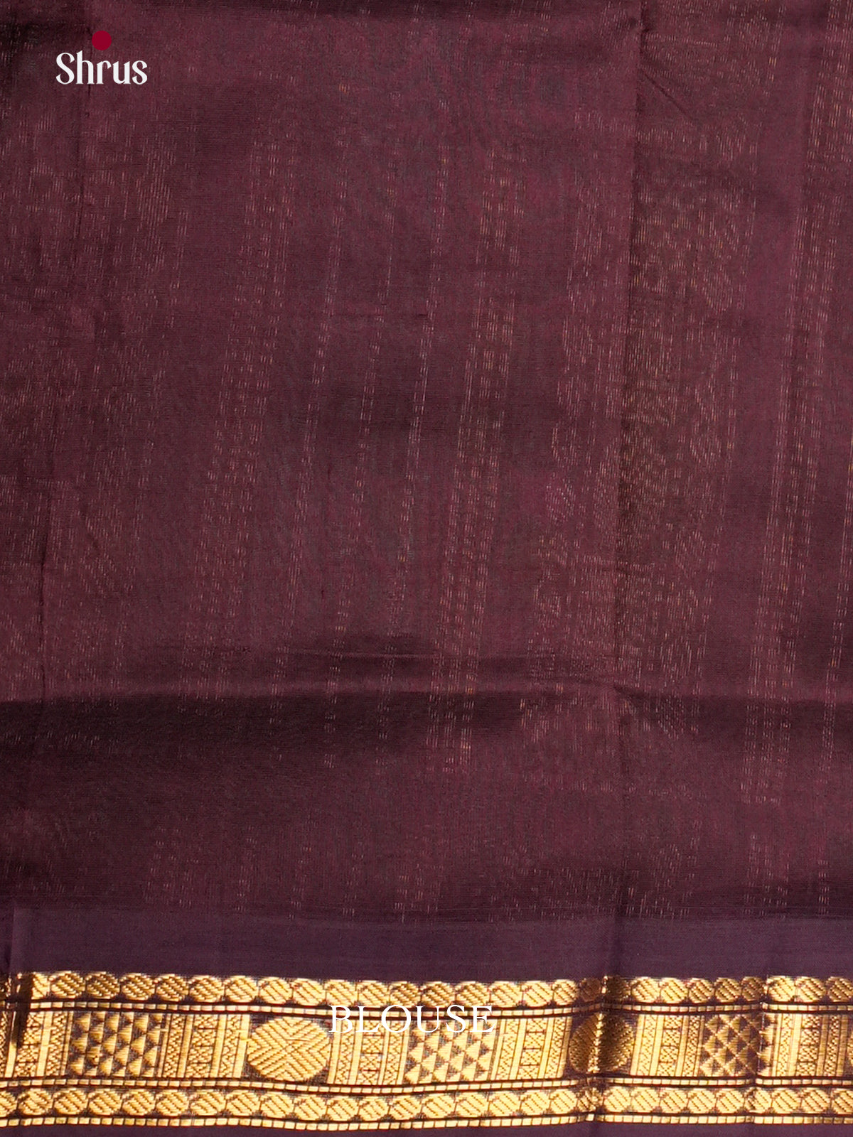 Serene Parrot Green & Brown Silk Cotton Saree with zari stripes- EAS13341