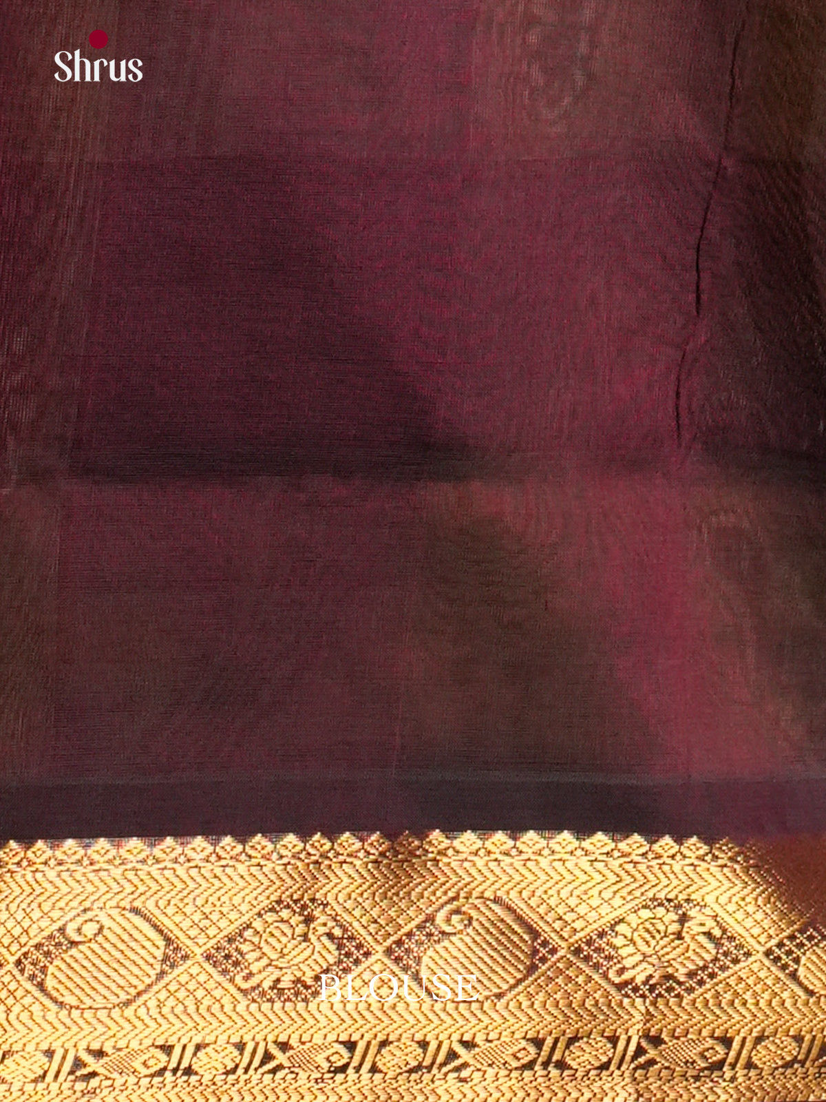 Chic Green & Maroon Silk Cotton Saree with checkered pattern -EAS13349