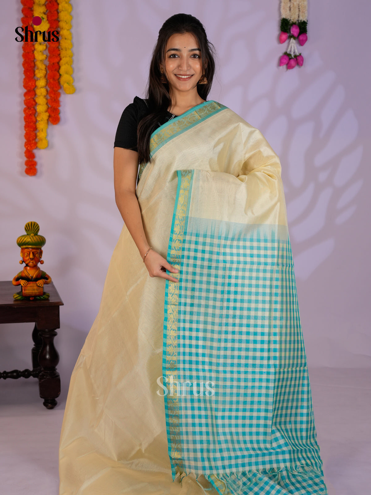 EAS13357 - Silk Cotton Saree