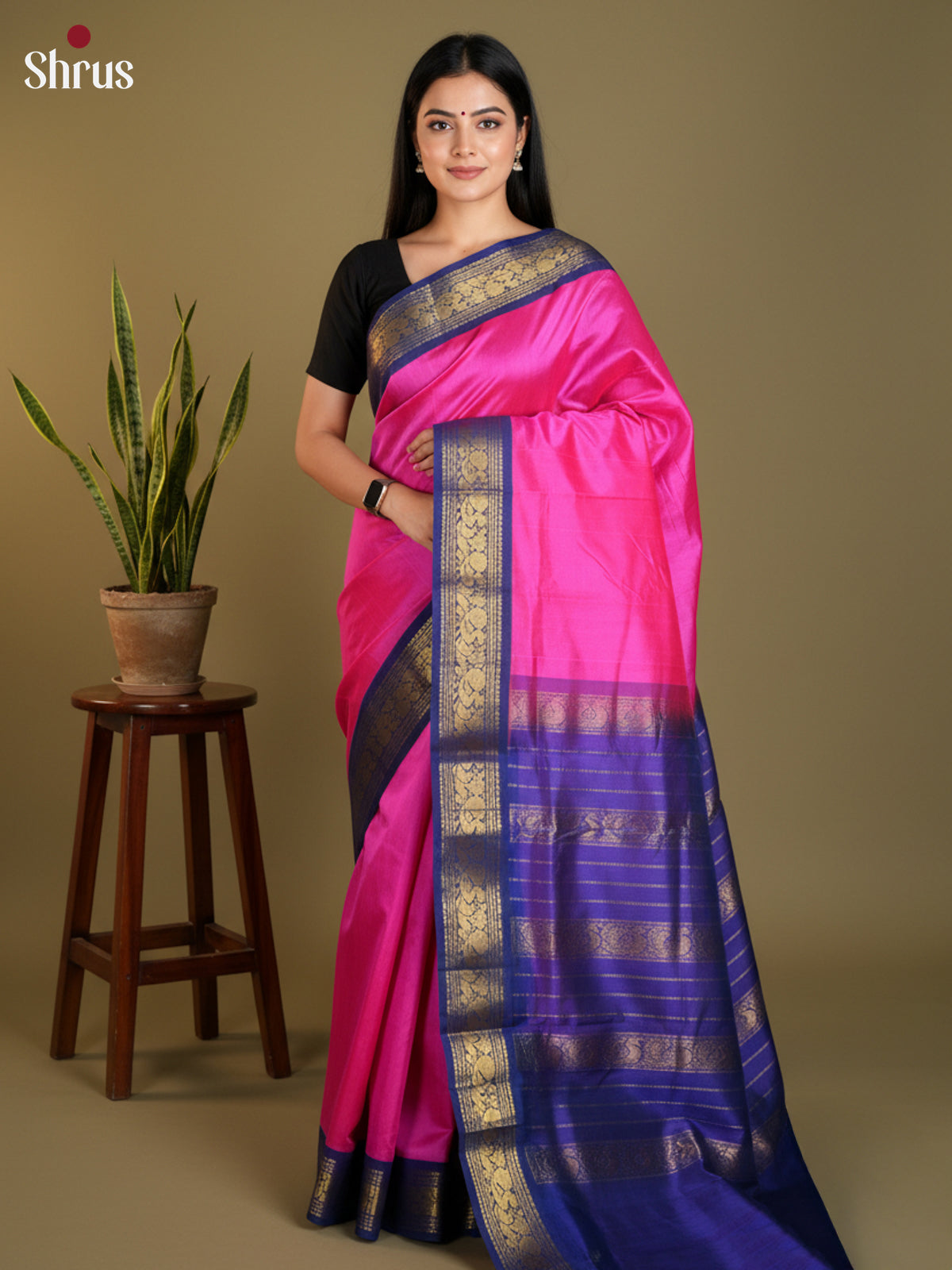 EAS13412 - silkcotton 9yards Saree