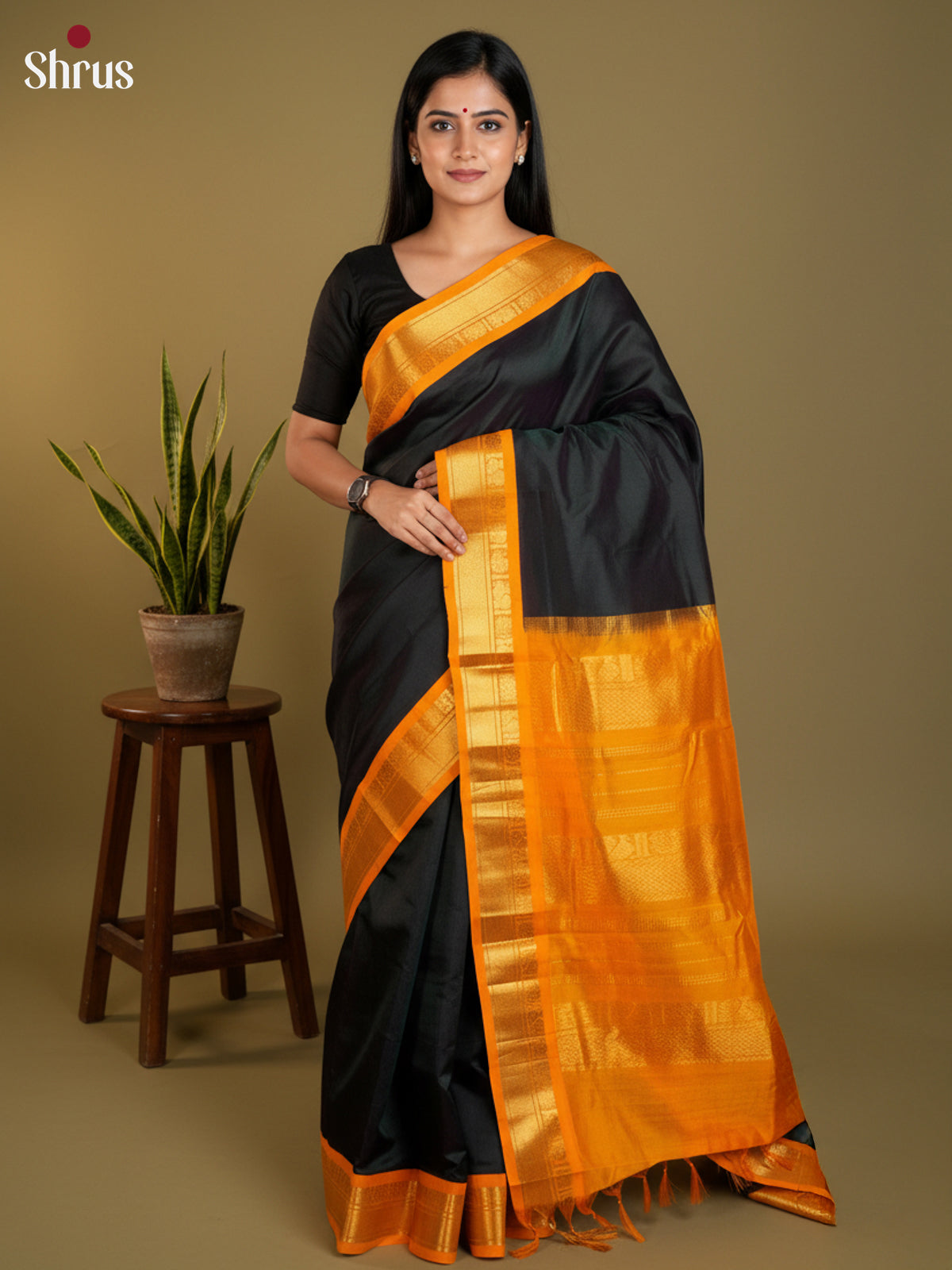 EAS13413 - silkcotton 9yards Saree
