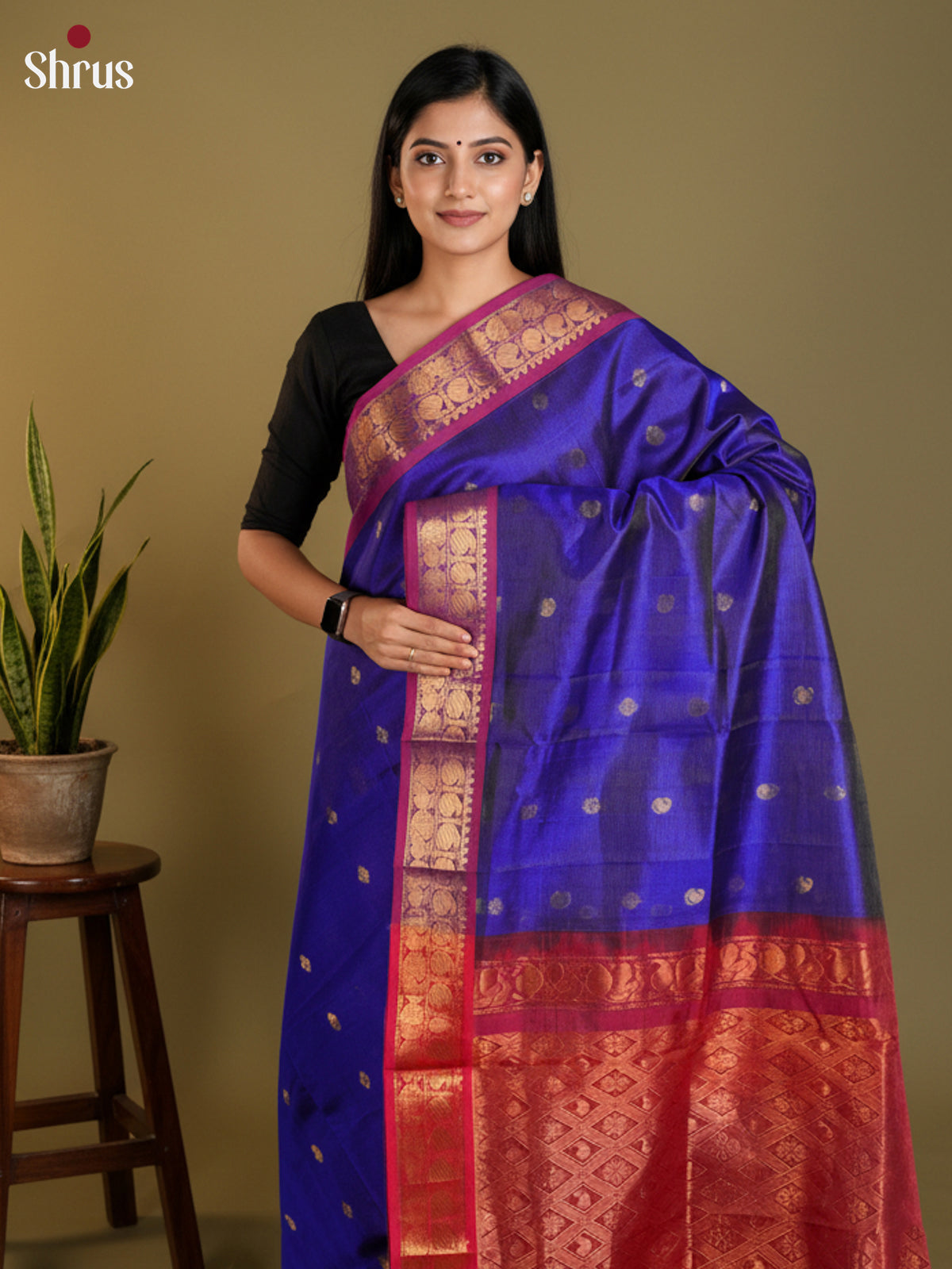 EAS13416 - silkcotton 9yards Saree
