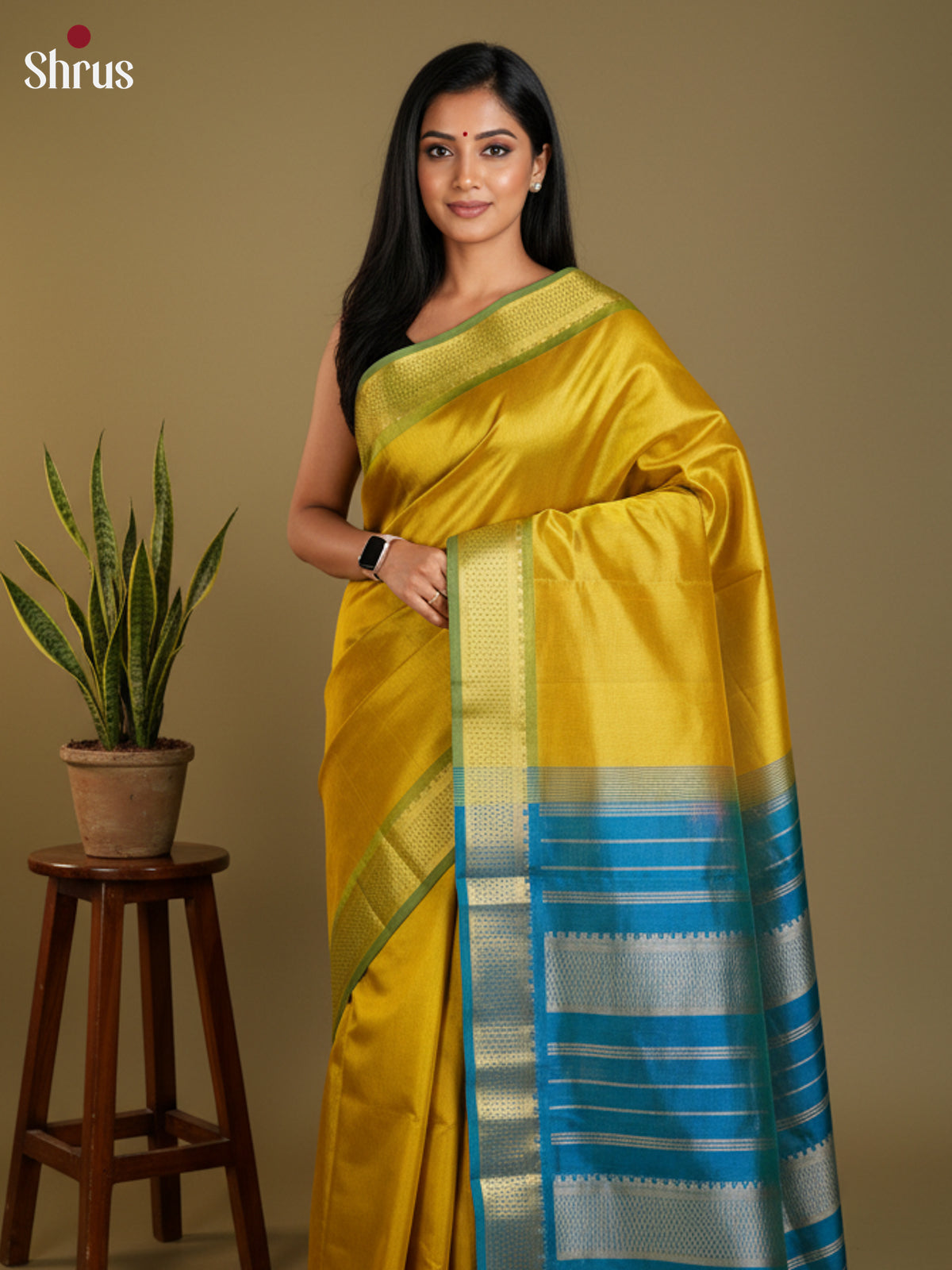 EAS13420 - silkcotton 9yards Saree - Shop on Shrus.com