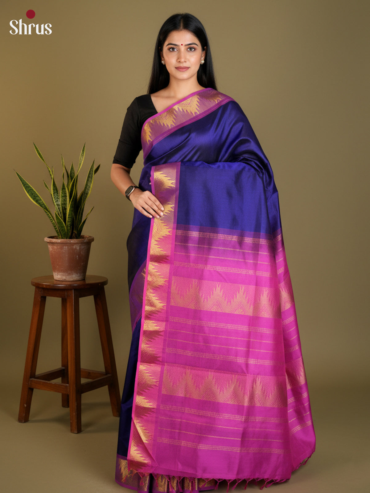 EAS13422 - silkcotton 9yards Saree