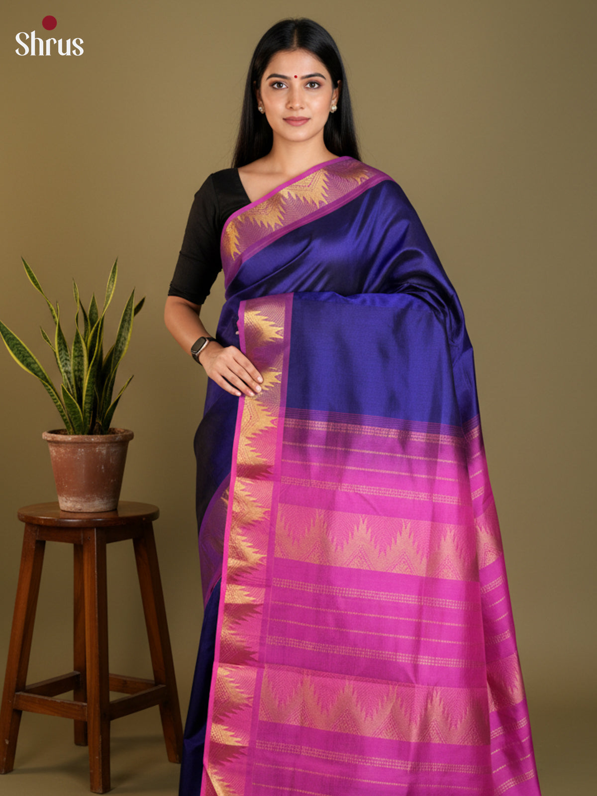 EAS13422 - silkcotton 9yards Saree