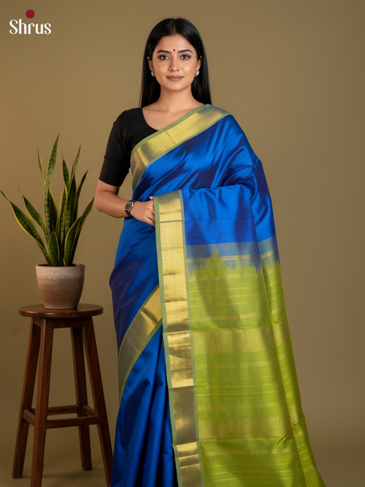 EAS13431 - silkcotton 9yards Saree - Shop on Shrus.com