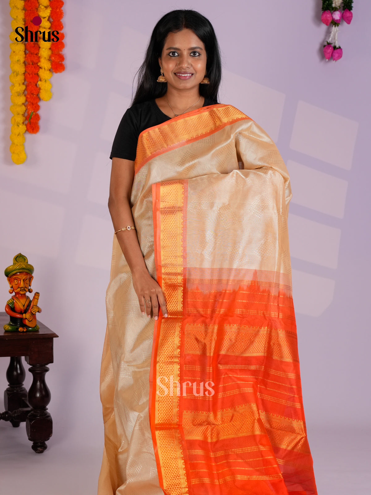 EAS13440 - silkcotton 9yards Saree