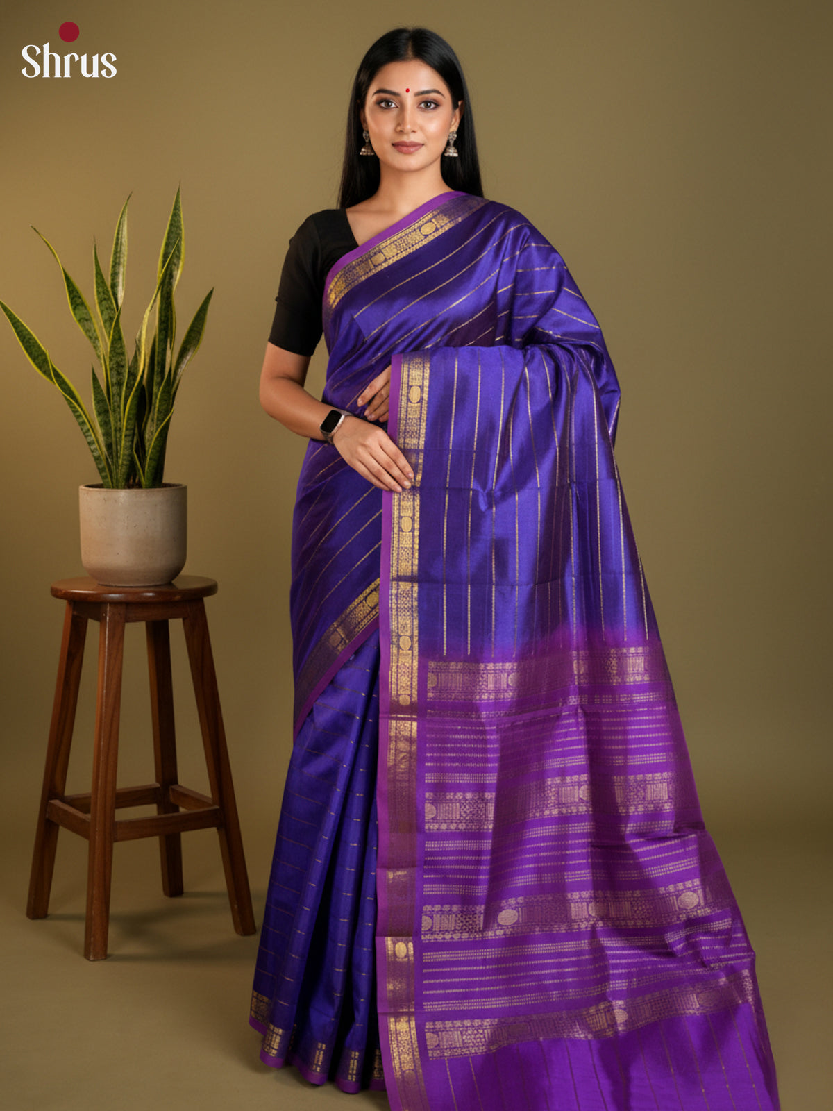 EAS13442 - silkcotton 9yards Saree