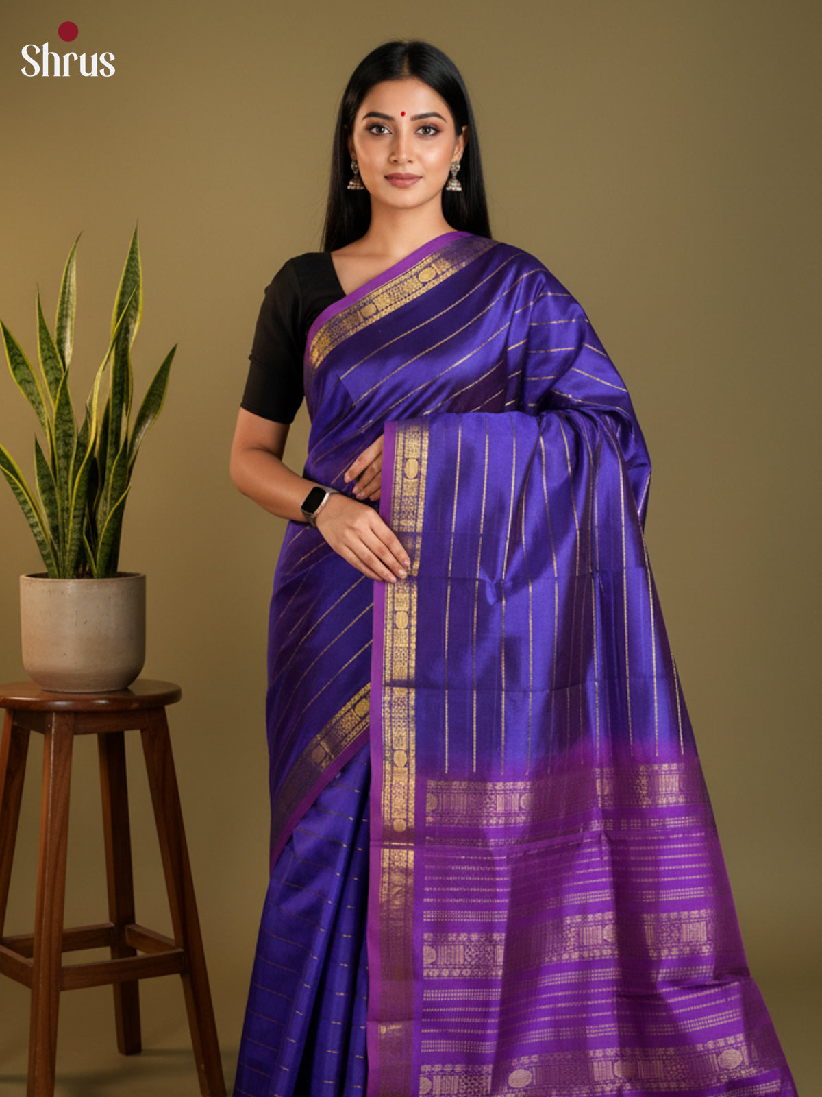 EAS13442 - silkcotton 9yards Saree