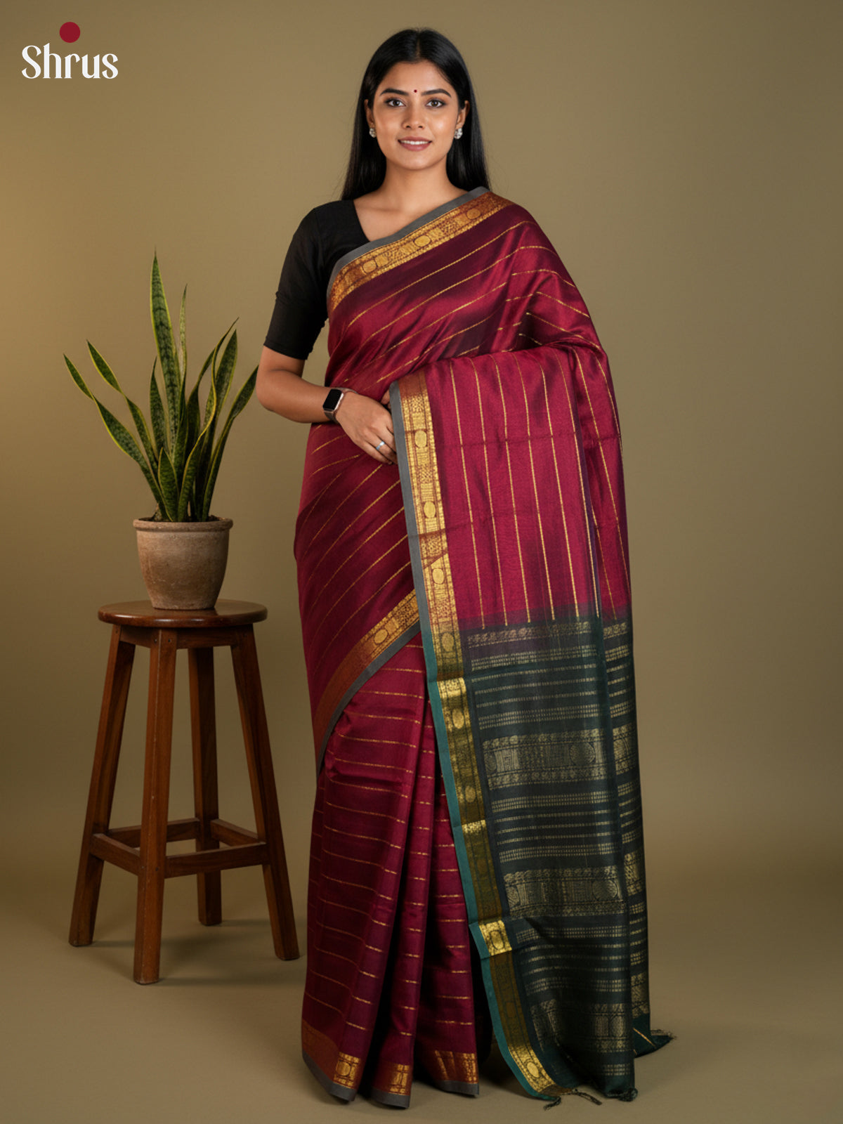 EAS13444 - silkcotton 9yards Saree