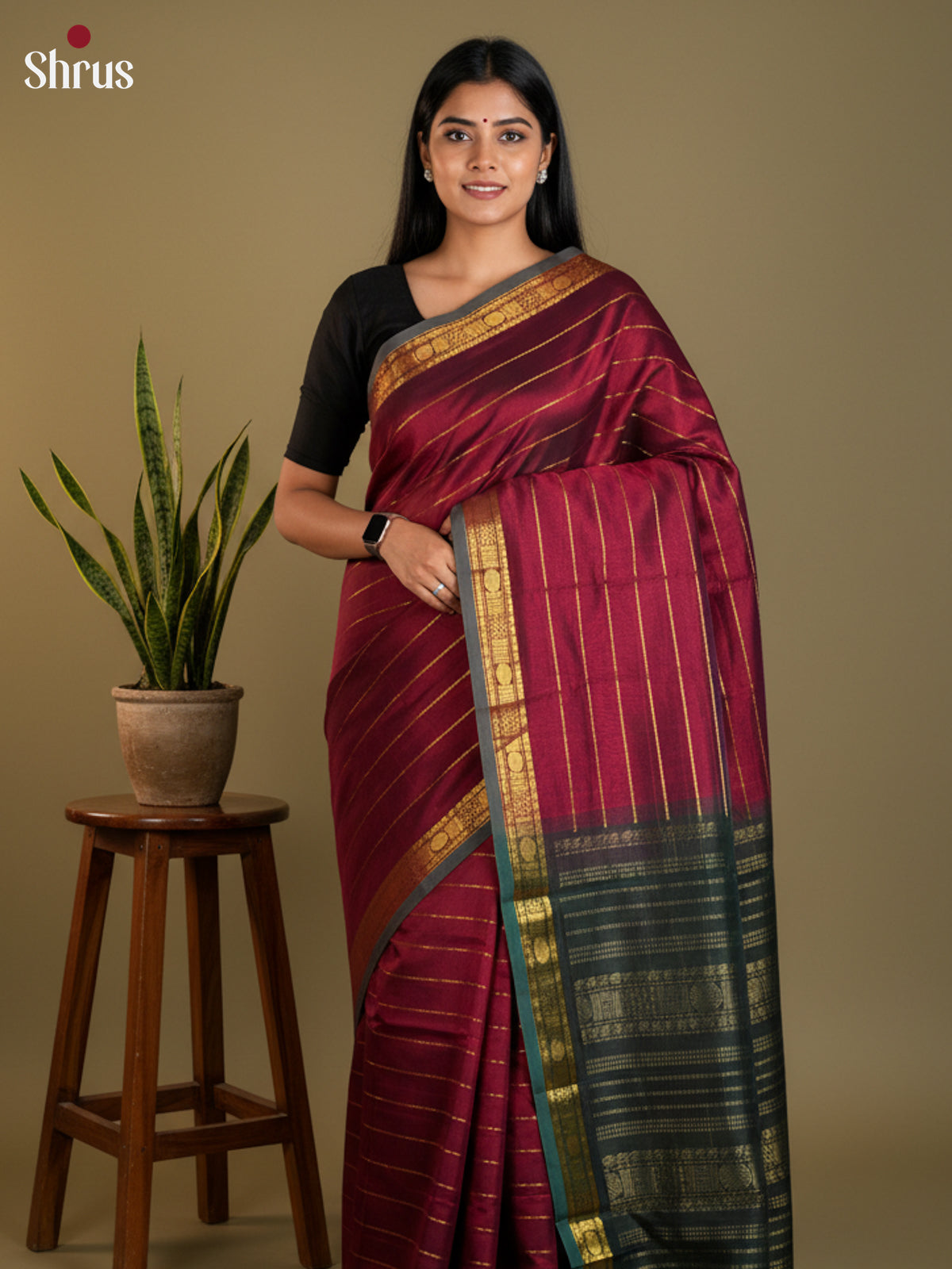 EAS13444 - silkcotton 9yards Saree