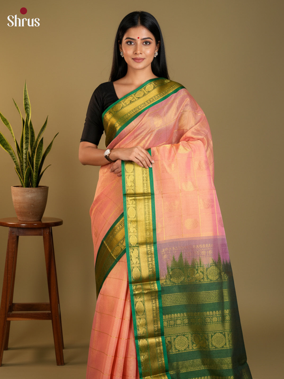 EAS13445 - silkcotton 9yards Saree