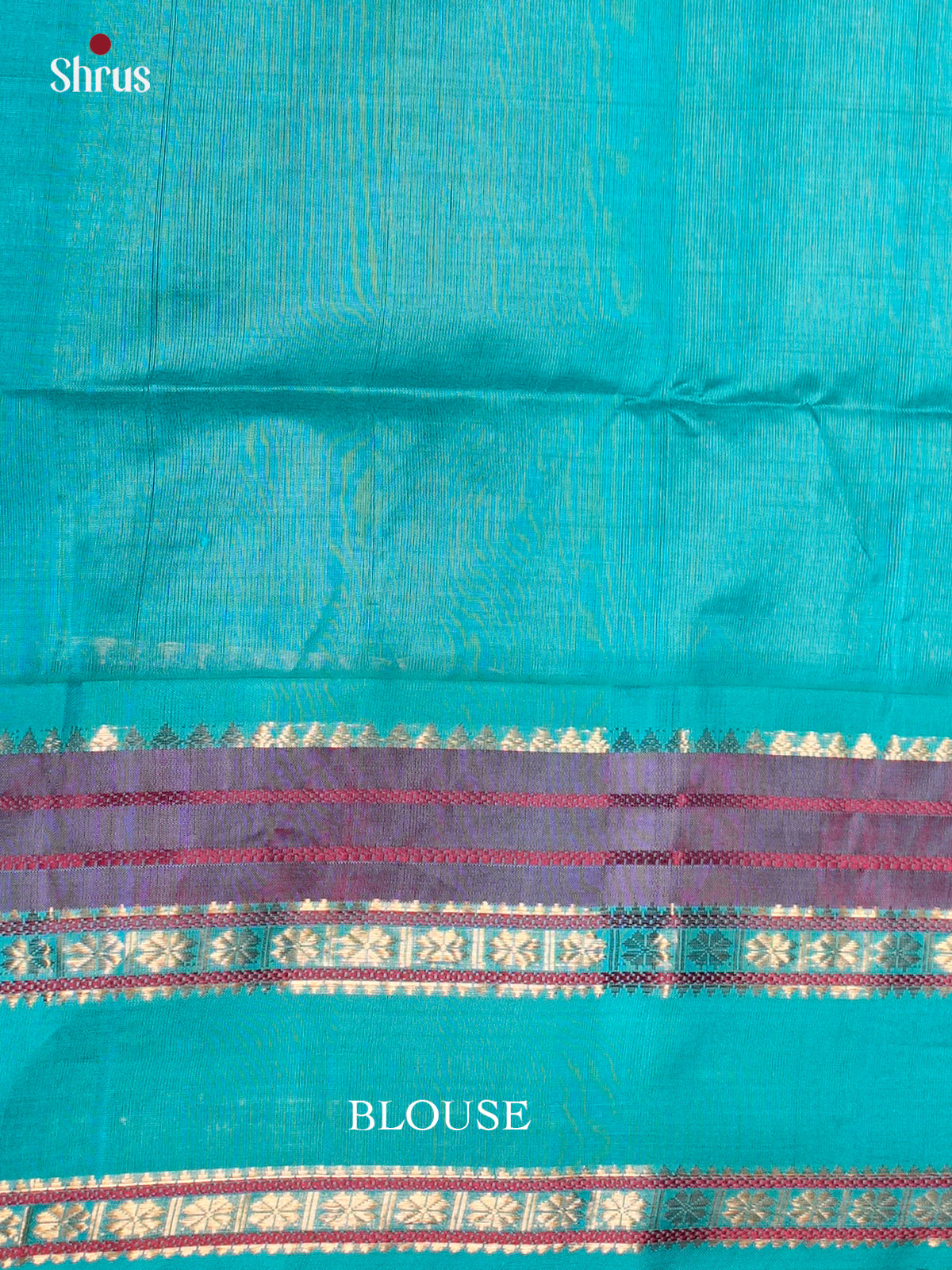 Classy Green & Blue Silk cotton saree with zari checks & border -EAS19011