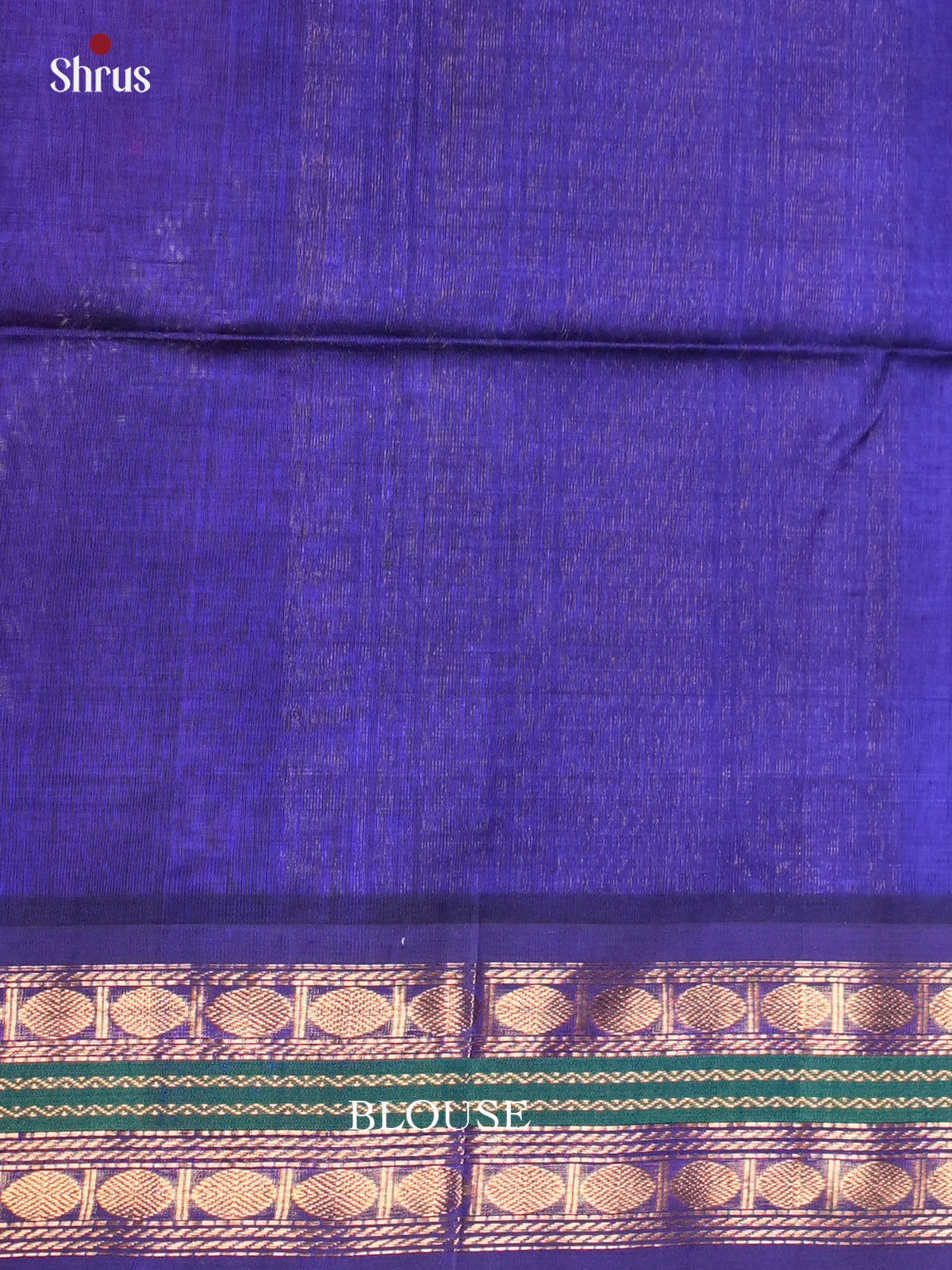 Greaceful Orange & Blue Silk Cotton Saree with zari kattam & korvai zari border -EAS19031