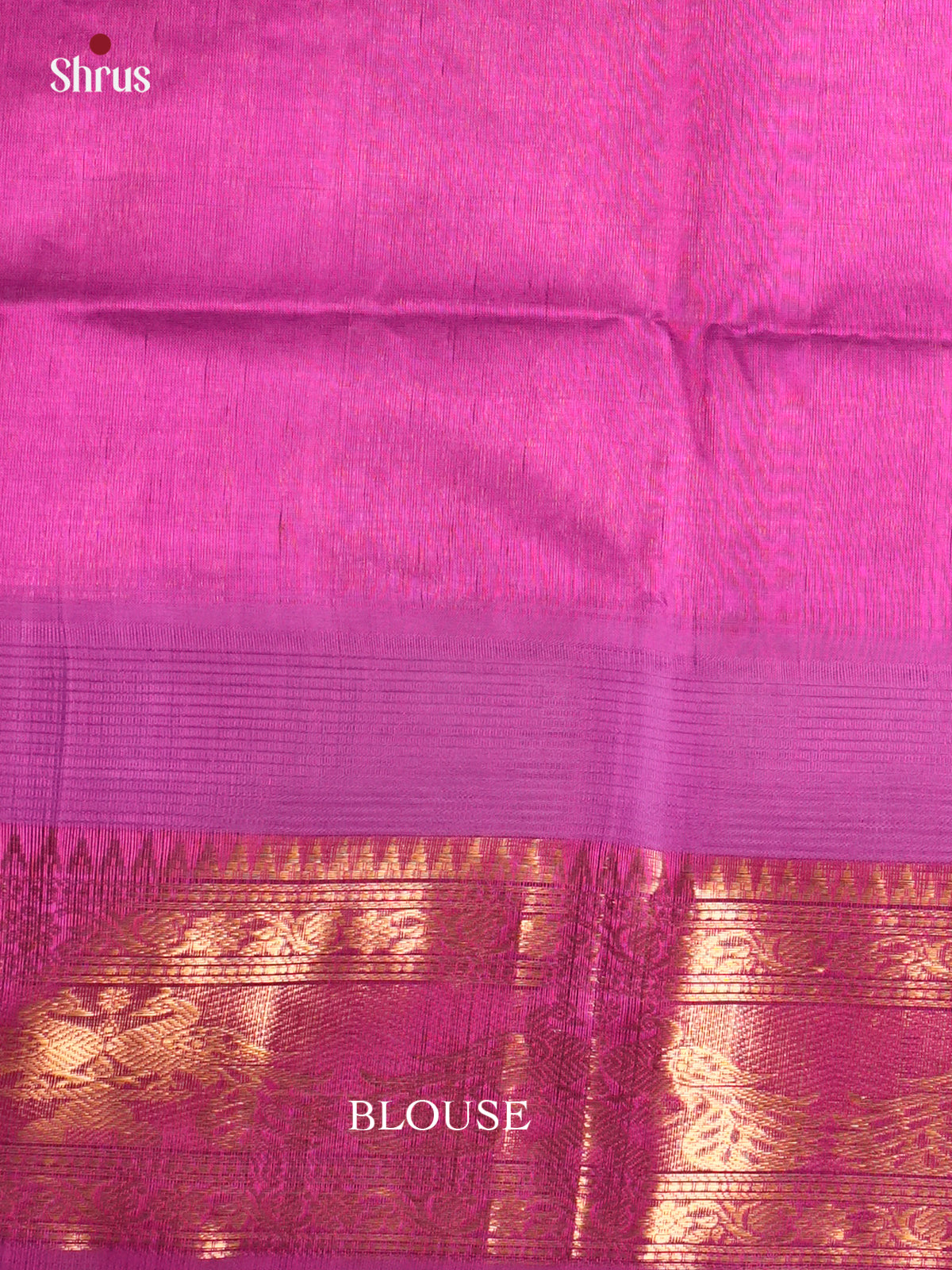 Lustrous Orange & Purple Silk Cotton saree with kattam & Korvai border - EAS19049