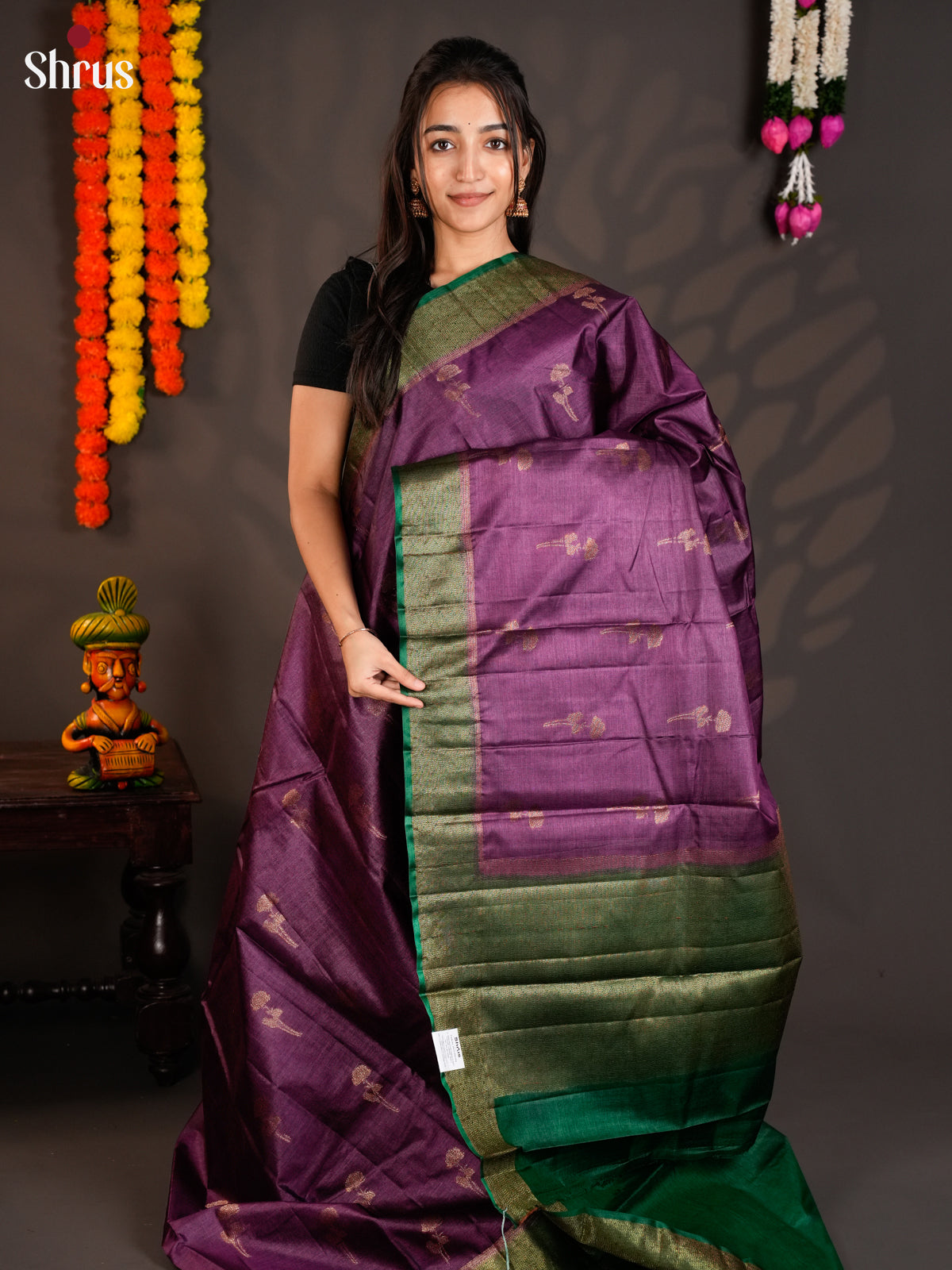 EAS20047 - Banarasi Tussar Saree