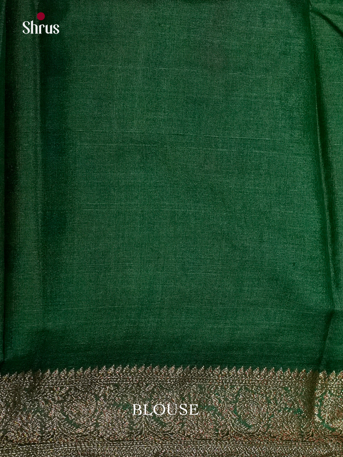 Serene Pista Green Banarasi Tussar Saree with zari floral buttas & brocade pallu - EAS20093 - Shop on Shrus.com