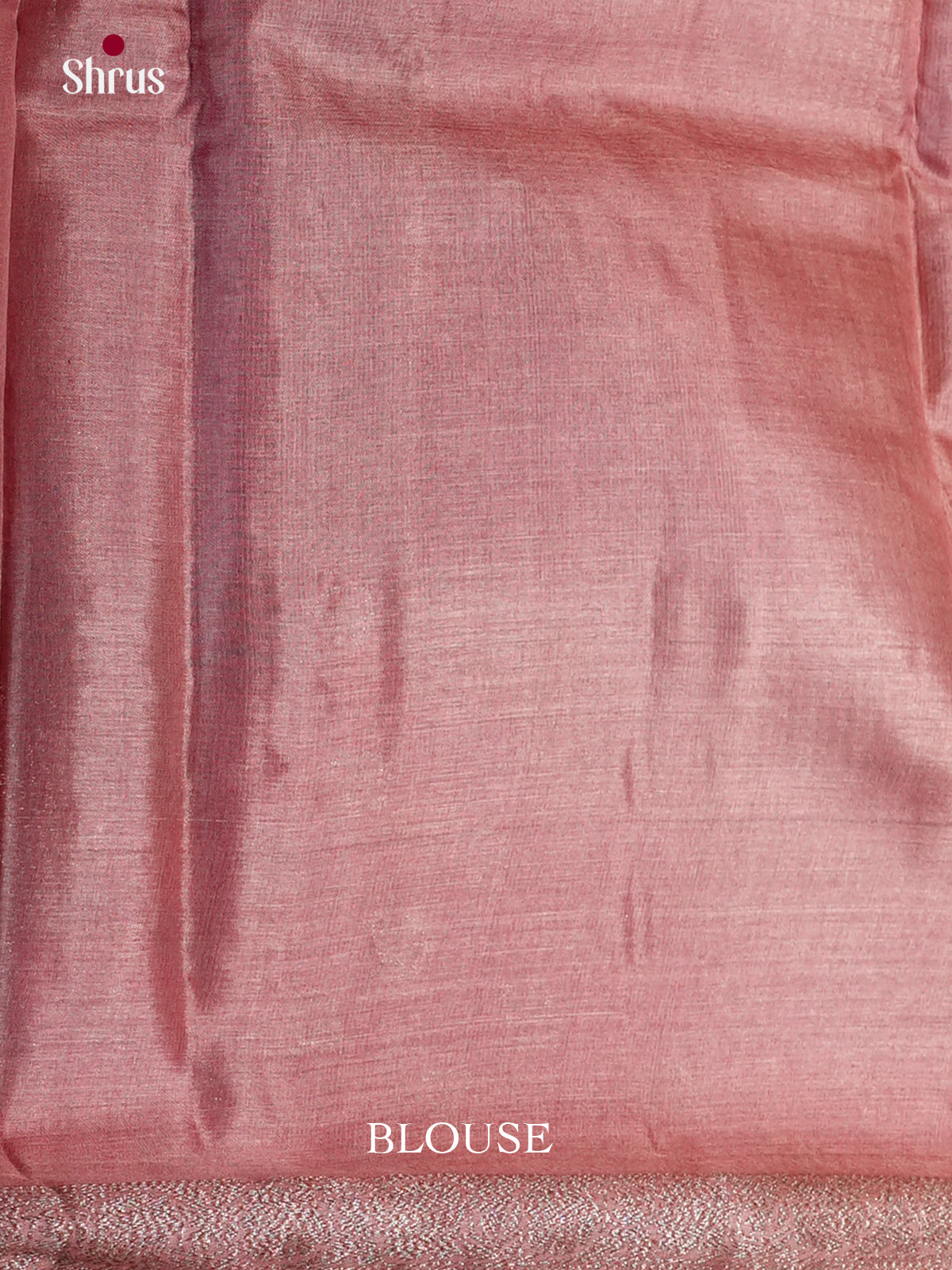 Stunning Red & Pink Banarasi Tussar Saree gleams with zari buttas, stripes - EAS20098 - Shop on Shrus.com