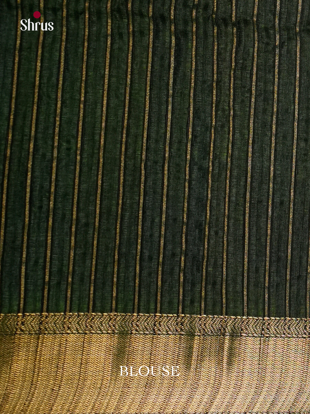 Green - Semi Rawsilk - Saree - EAS22010 - Shop on Shrus.com