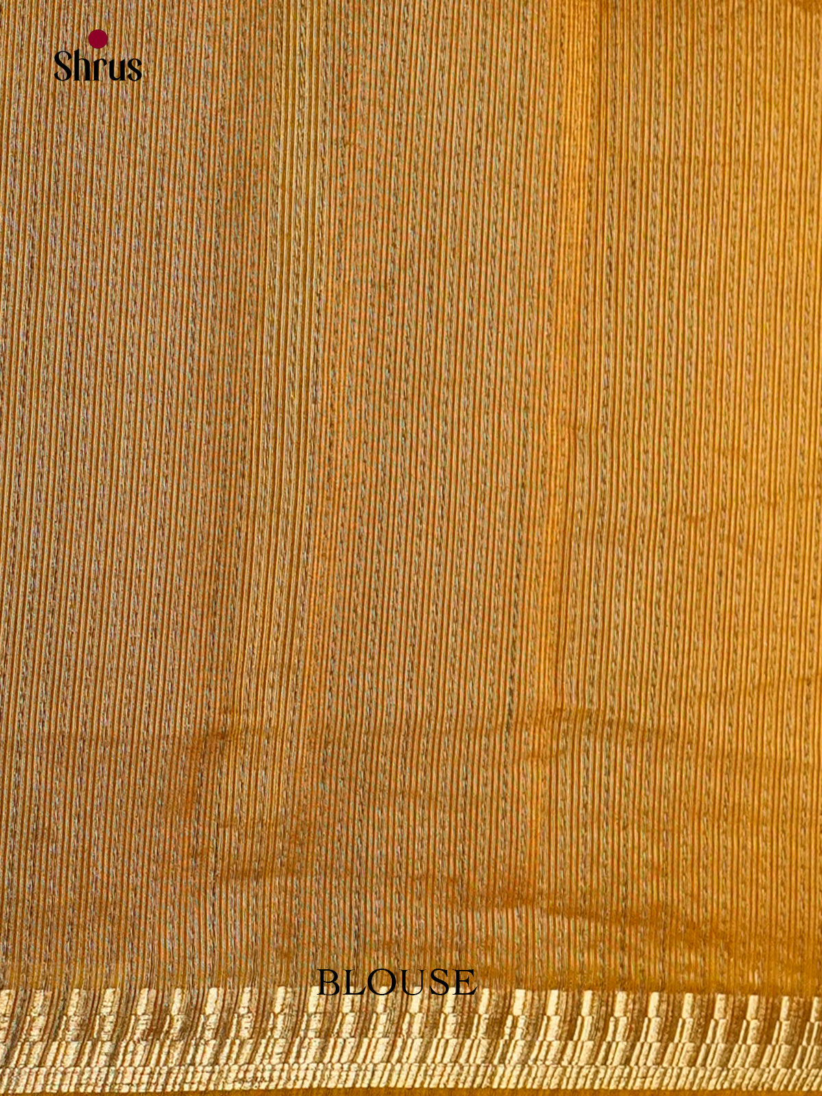 Mustard - Semi Rawsilk - Saree- EAS22019 - Shop on Shrus.com