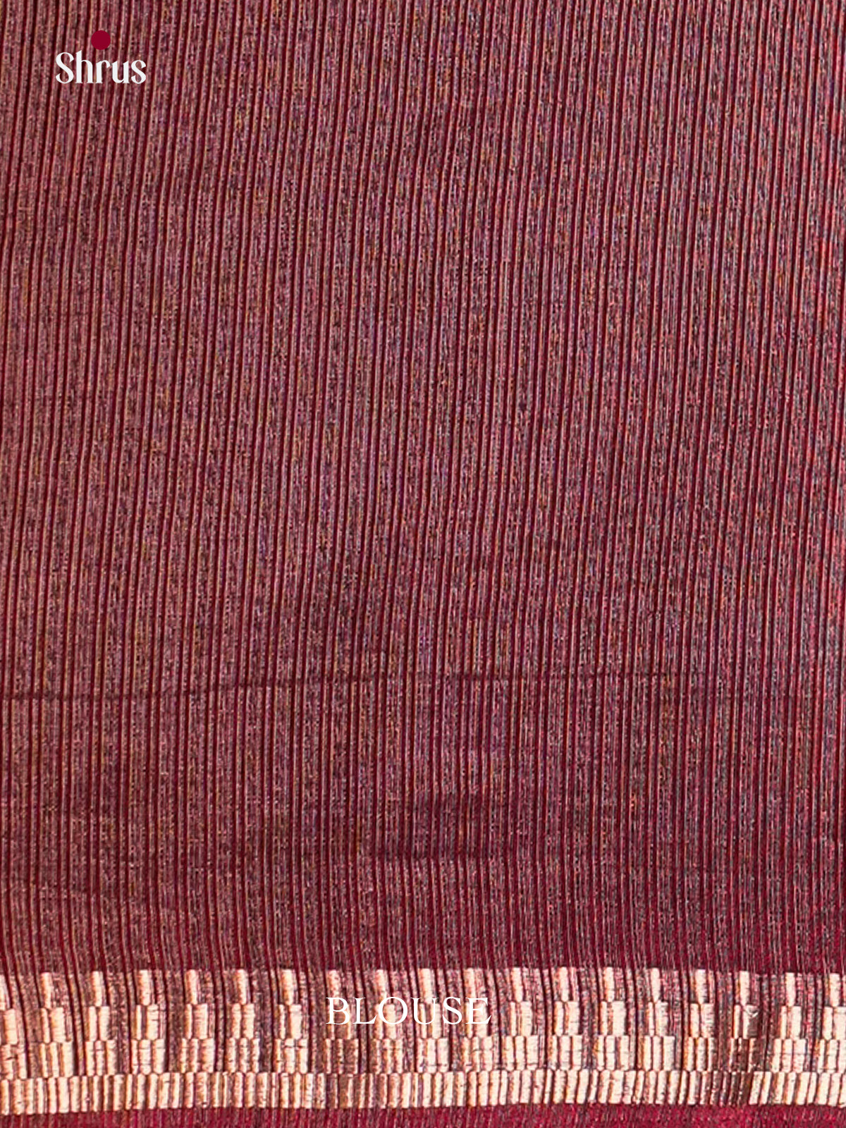 Maroon- Semi Rawsilk - Saree - EAS22021 - Shop on Shrus.com