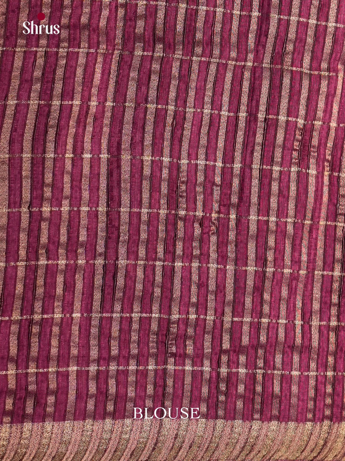 Purple - Semi Rawsilk - Saree -EAS22025 - Shop on Shrus.com