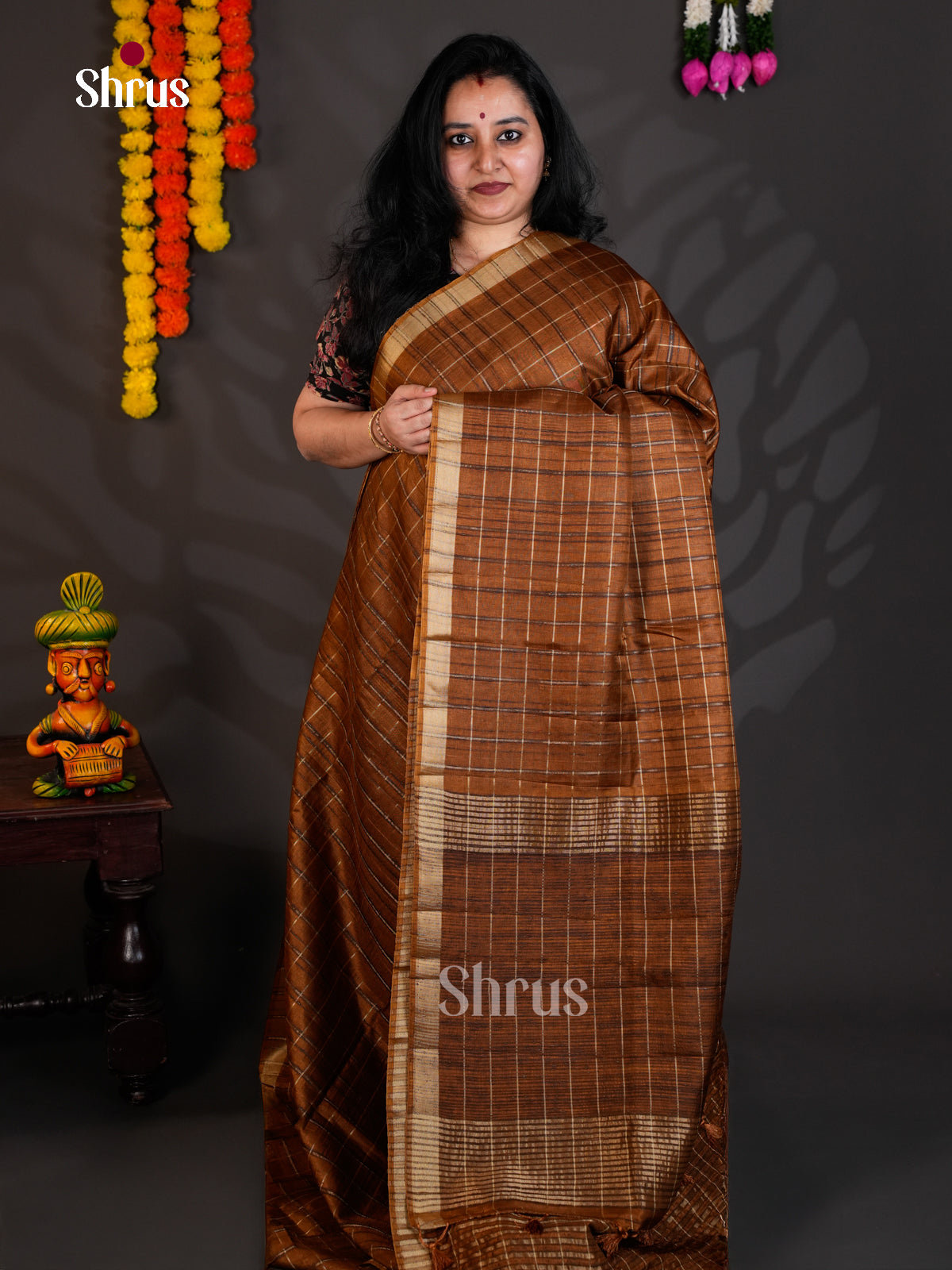Arakku - Semi Rawsilk - Saree -EAS22027 - Shop on Shrus.com