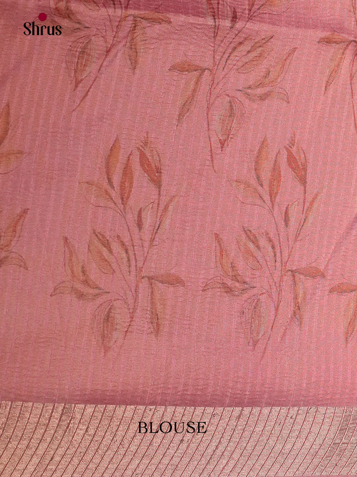 Pink - Semi Rawsilk - Saree -EAS22050 - Shop on Shrus.com