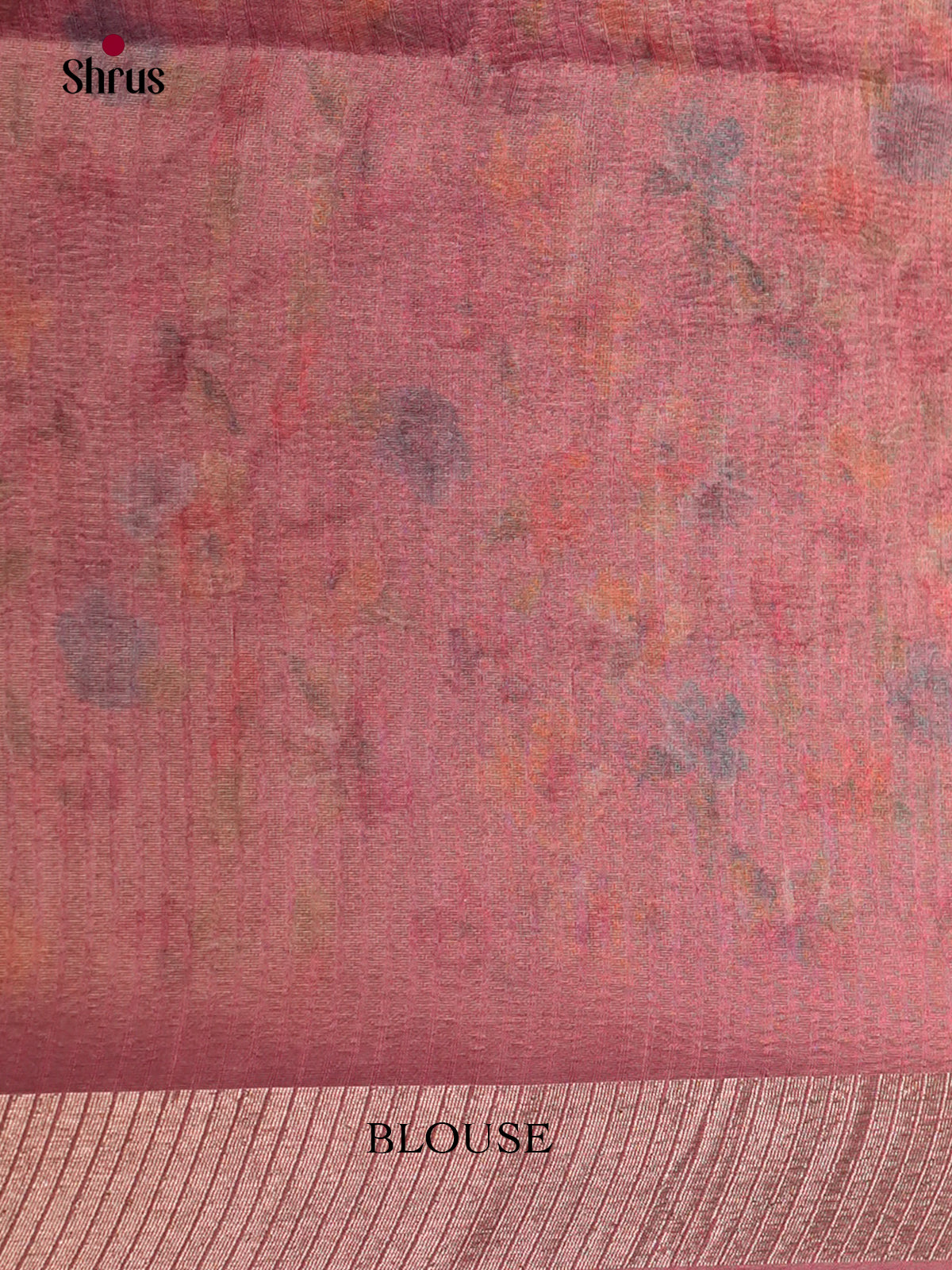 Pink - Semi Rawsilk - Saree-EAS22056 - Shop on Shrus.com