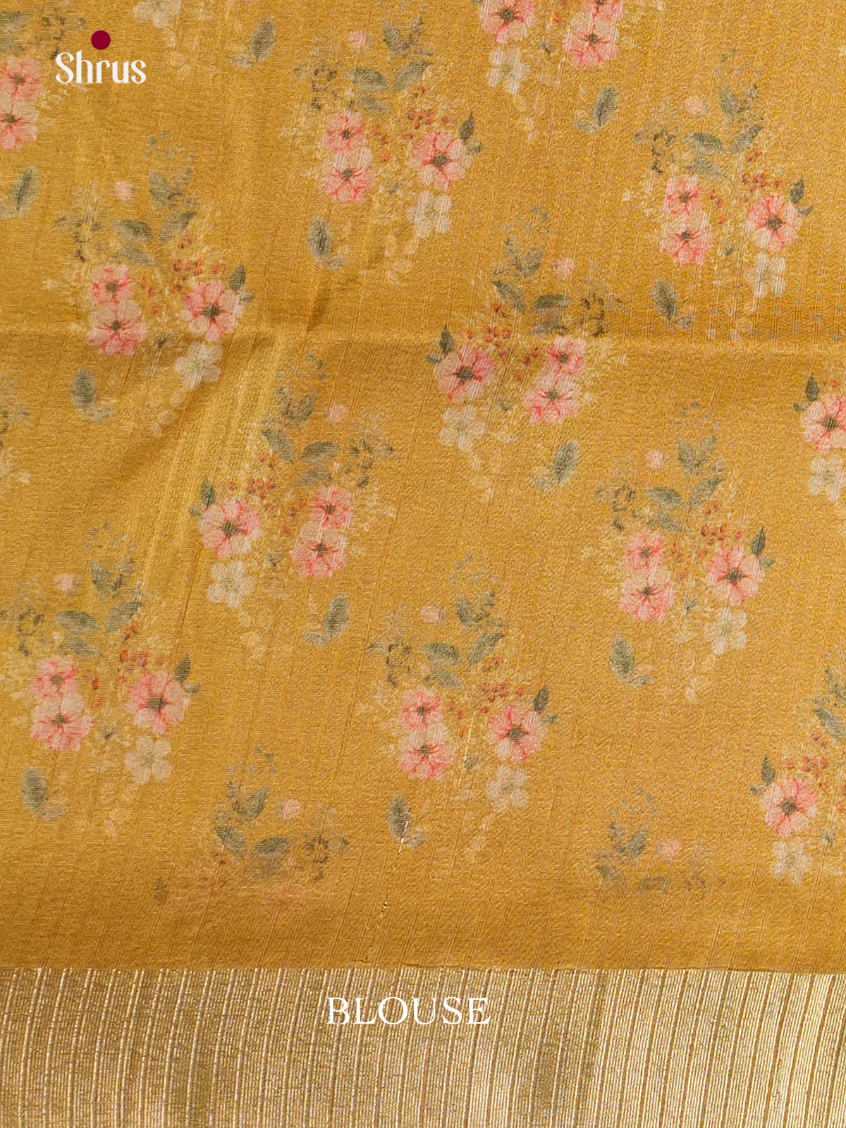 Mustard - Semi Rawsilk - Saree - EAS22061 - Shop on Shrus.com