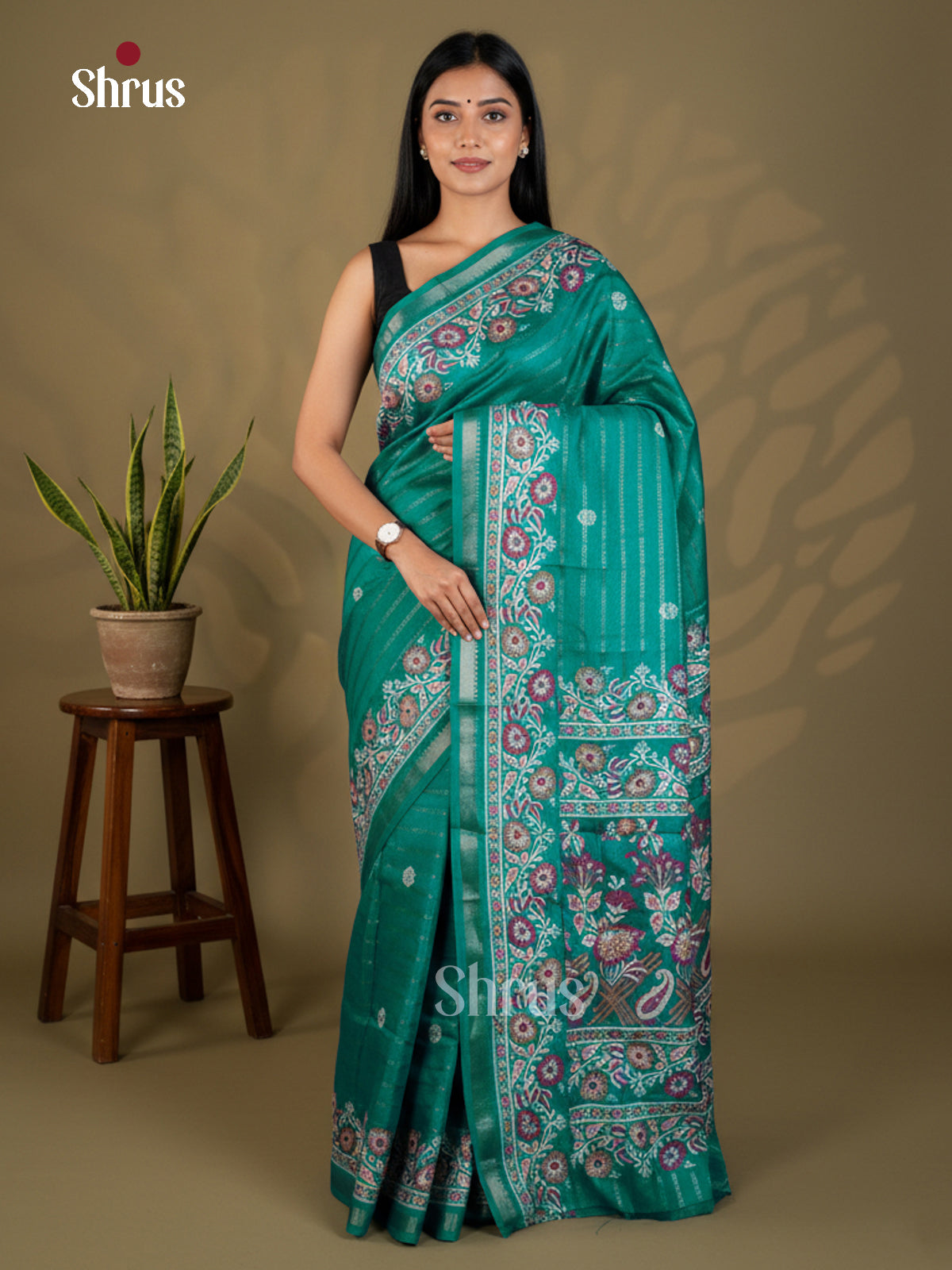EAS22364 - Semi Crepe - Saree - Shop on Shrus.com