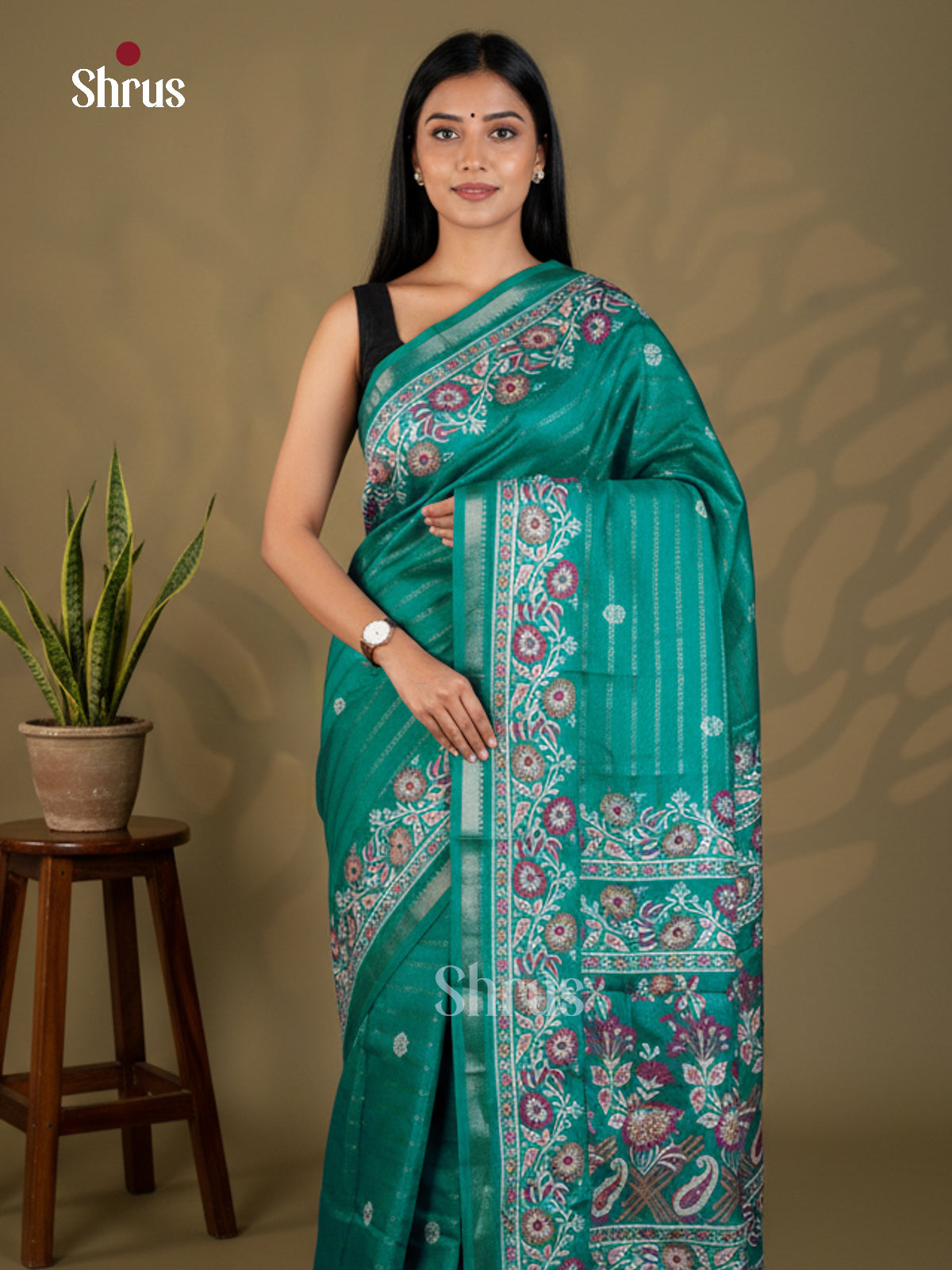 EAS22364 - Semi Crepe - Saree - Shop on Shrus.com