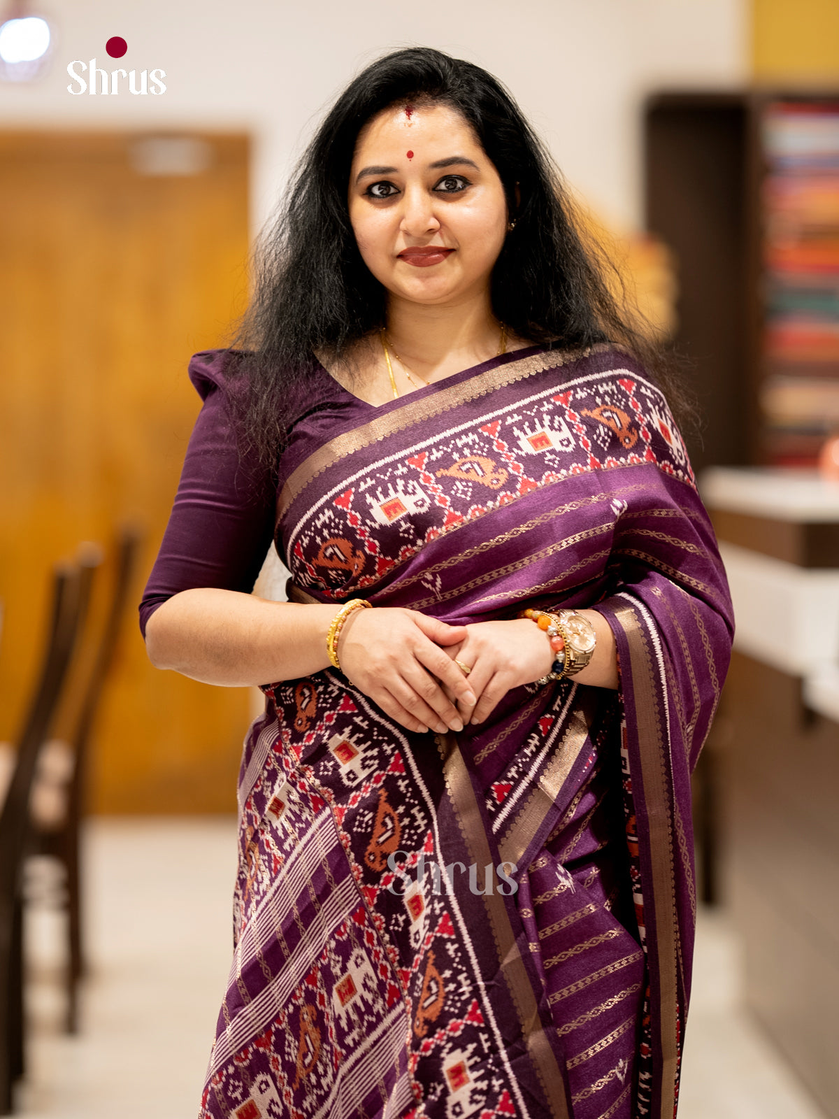 Semi Crepe - Saree- EAS22368 - Shop on Shrus.com