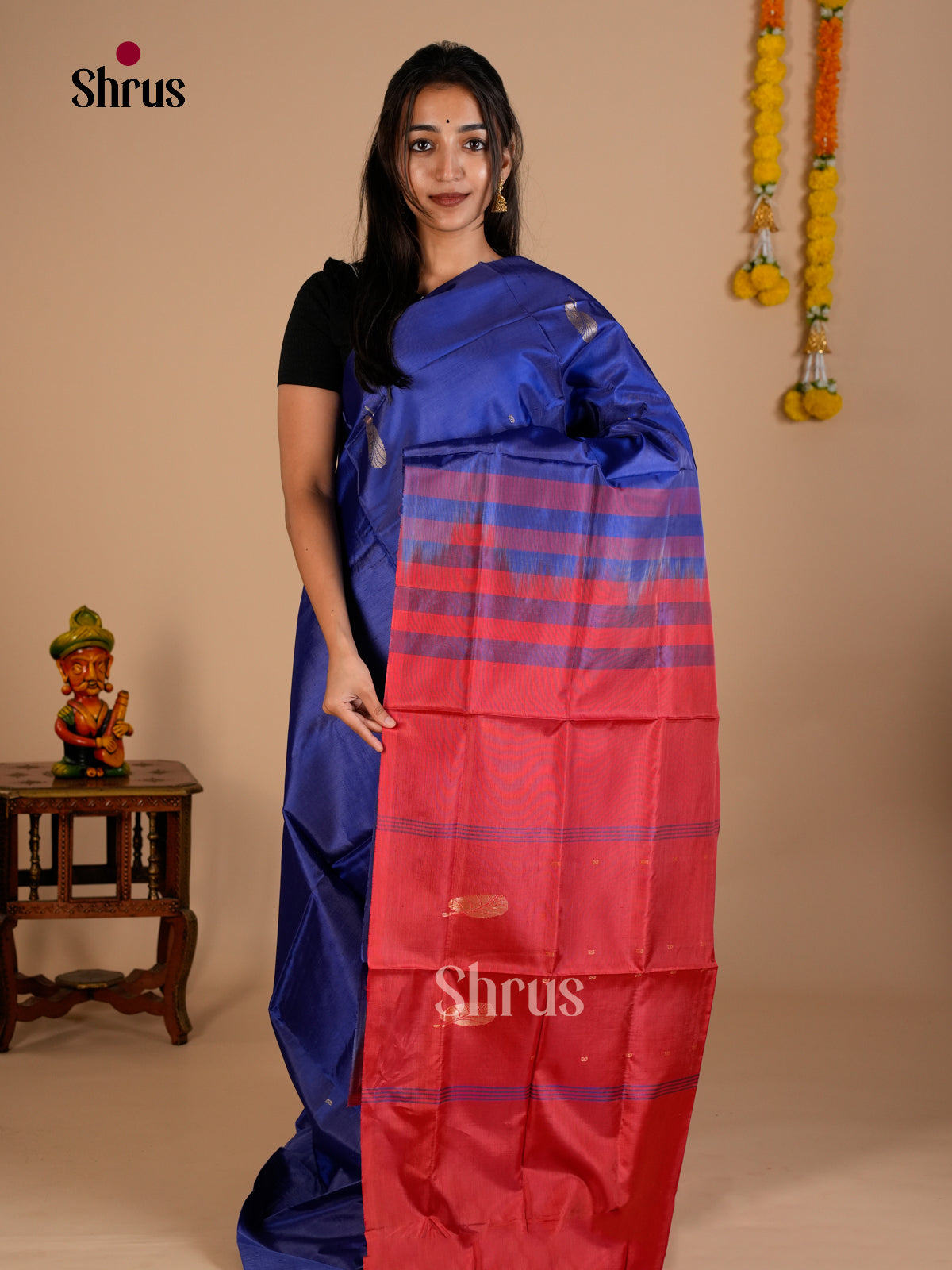 EAS23011 - Banana Pith without blouse - Saree - Shop on Shrus.com