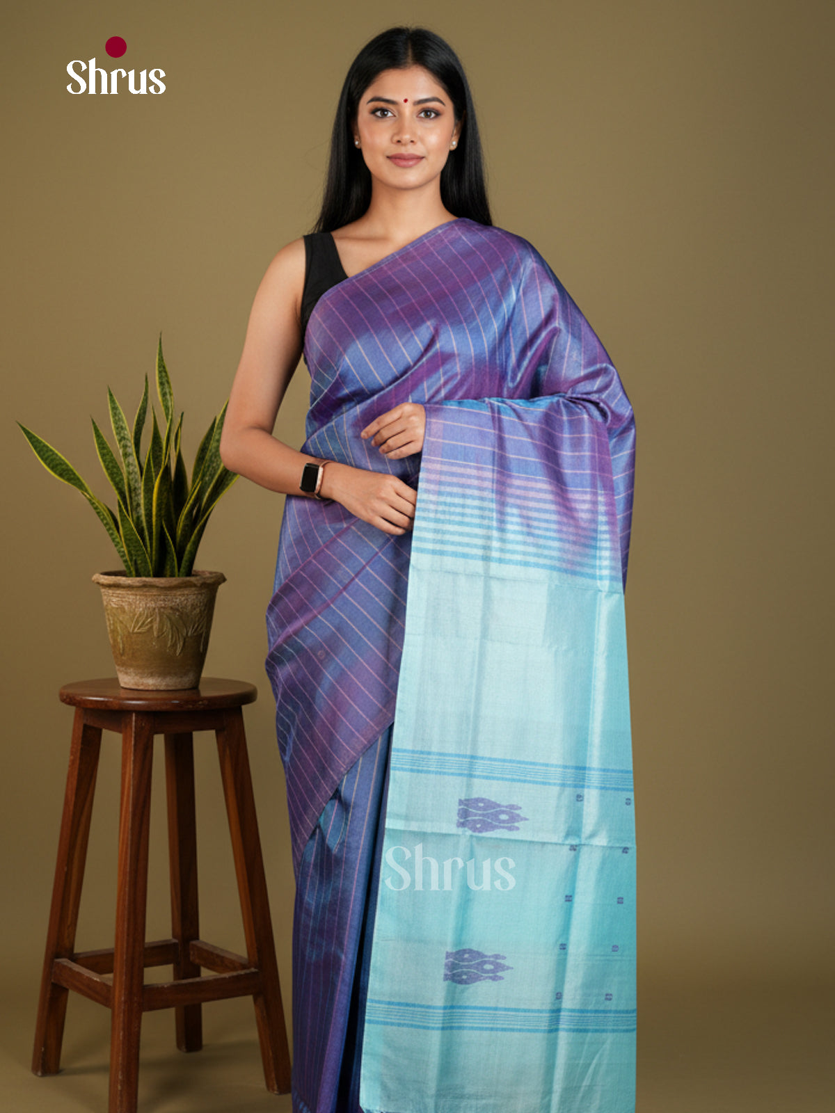 EAS23104 - Banana Pith without blouse - Saree - Shop on Shrus.com