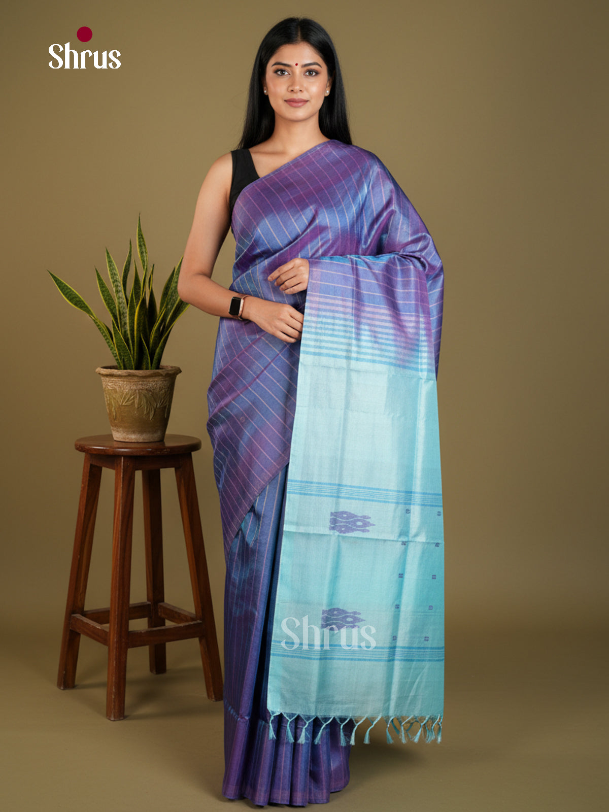 EAS23104 - Banana Pith without blouse - Saree - Shop on Shrus.com