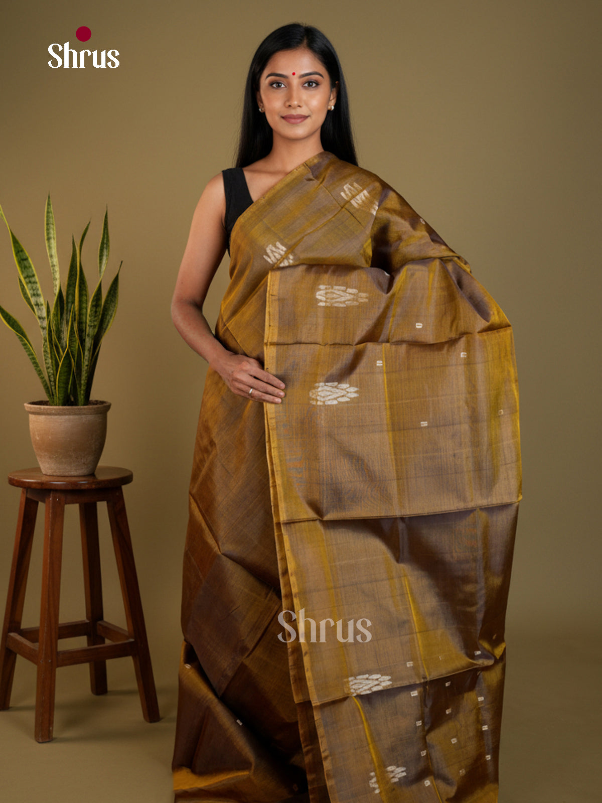 EAS23127 - Banana Pith without blouse - Saree - Shop on Shrus.com