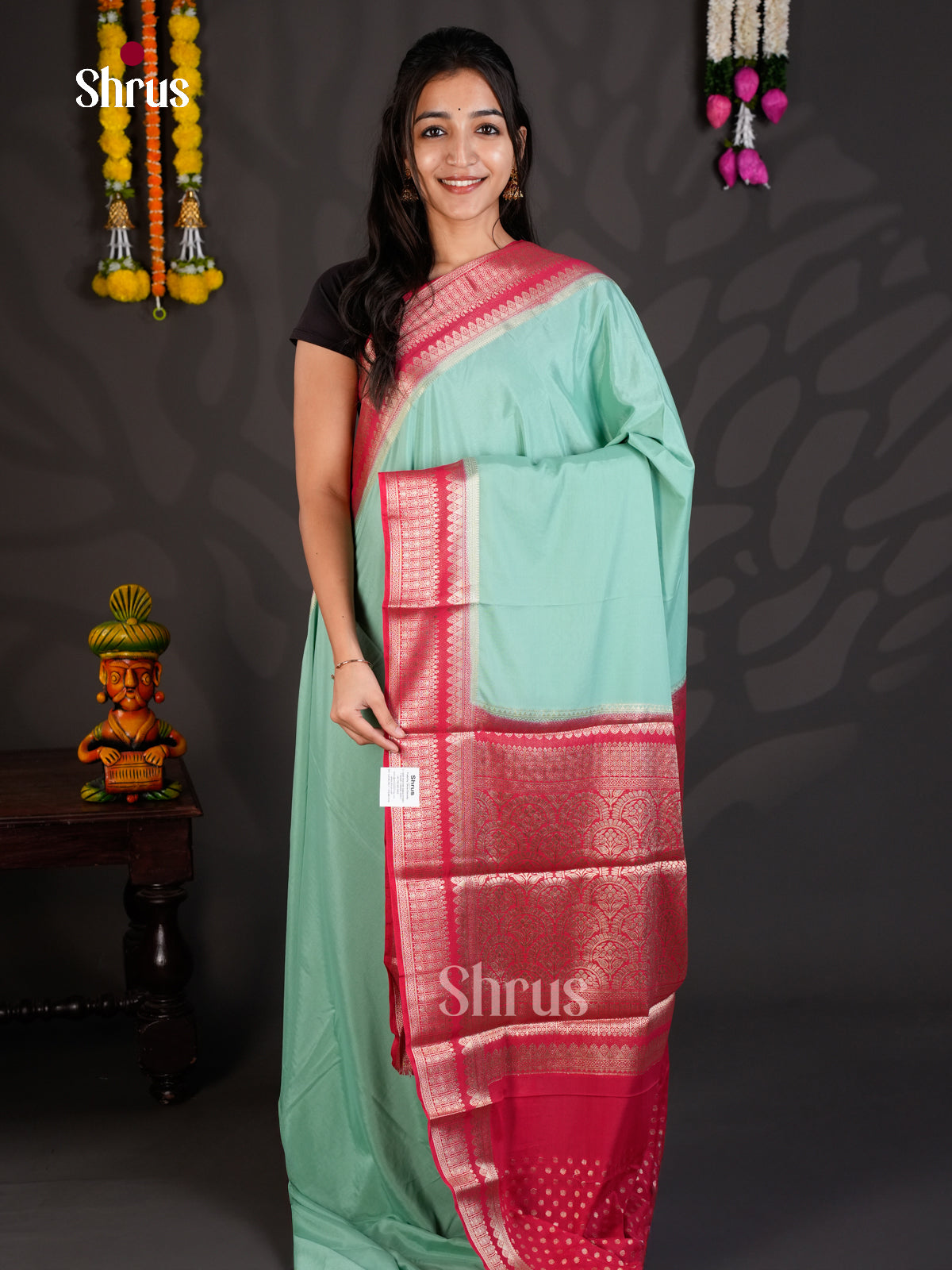 EAS23143 - Mysoresilk-halfpure - Saree - Shop on Shrus.com