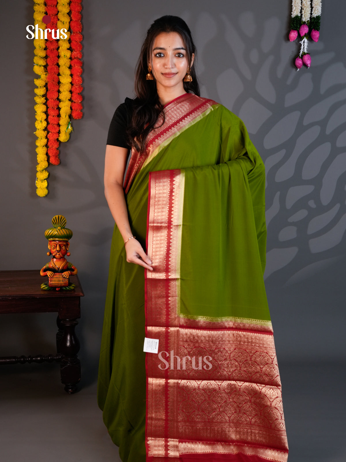 EAS23144 - Mysoresilk-halfpure - Saree - Shop on Shrus.com