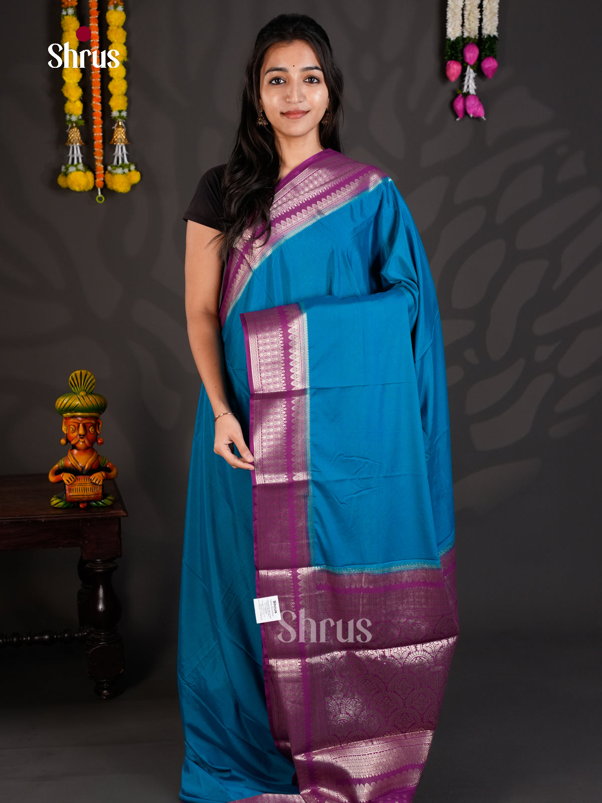 EAS23146 - Mysoresilk-halfpure - Saree - Shop on Shrus.com