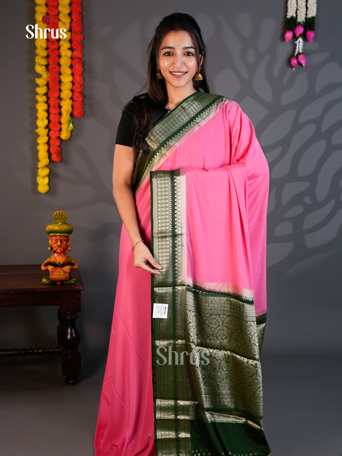 EAS23147 - Mysoresilk-halfpure - Saree - Shop on Shrus.com