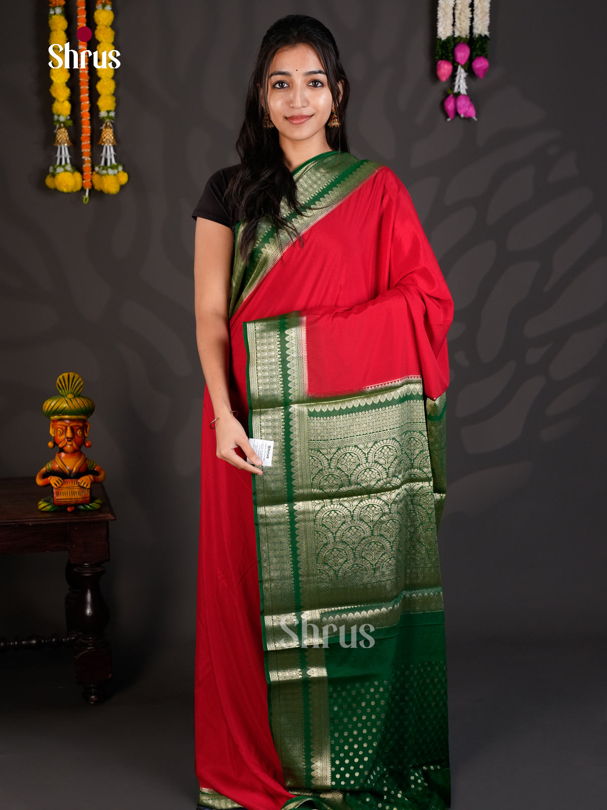 EAS23148 - Mysoresilk-halfpure - Saree - Shop on Shrus.com