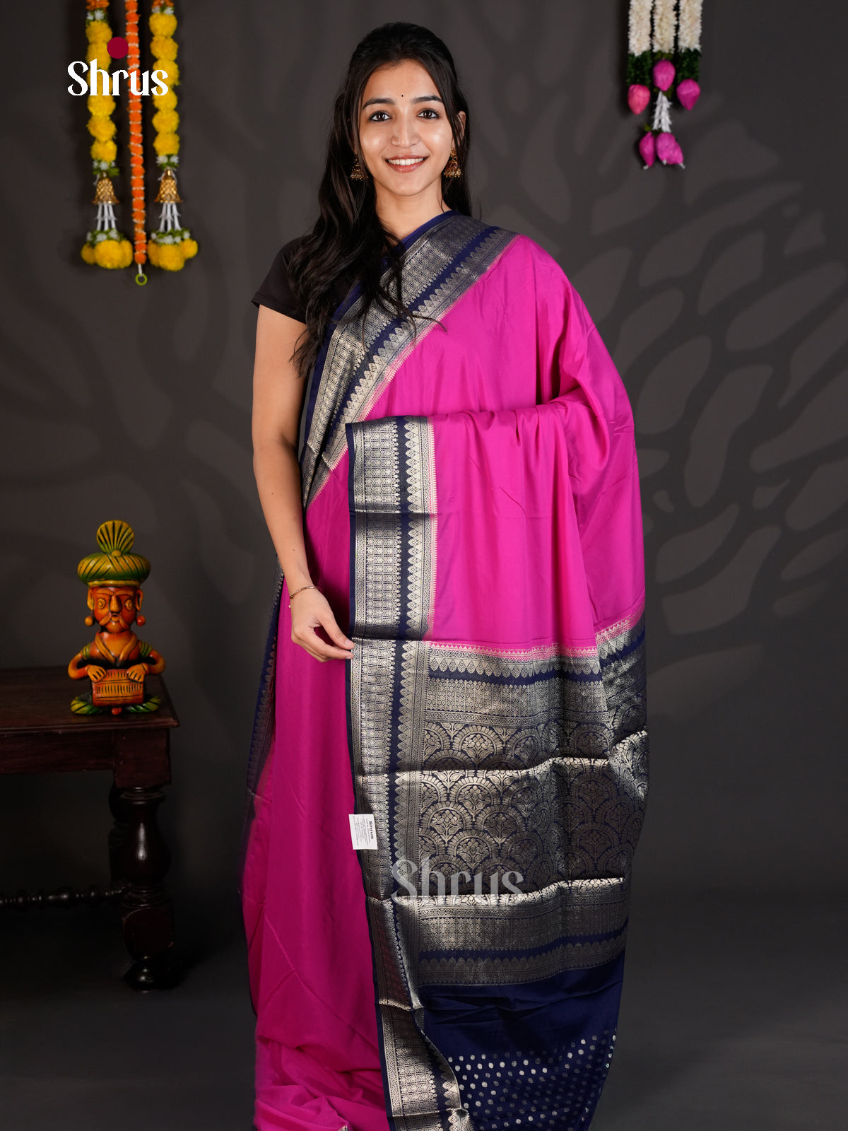 EAS23157 - Mysoresilk-halfpure - Saree - Shop on Shrus.com