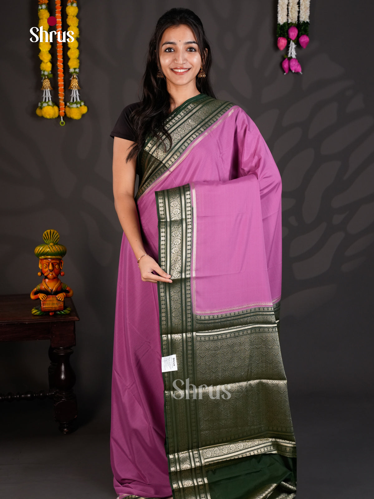 EAS23160 - Mysoresilk-halfpure - Saree - Shop on Shrus.com