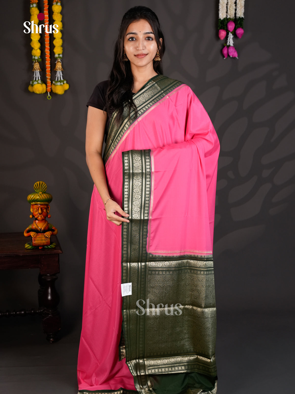 EAS23164 - Mysoresilk-halfpure - Saree - Shop on Shrus.com